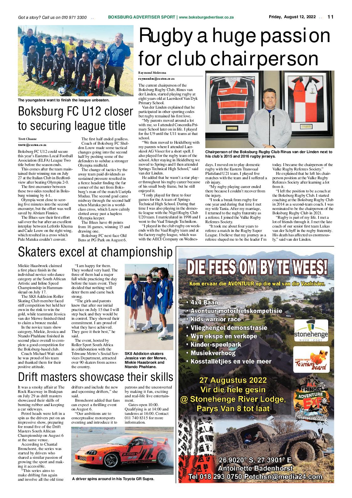 Boksburg Advertiser 12 August 2022 page 11