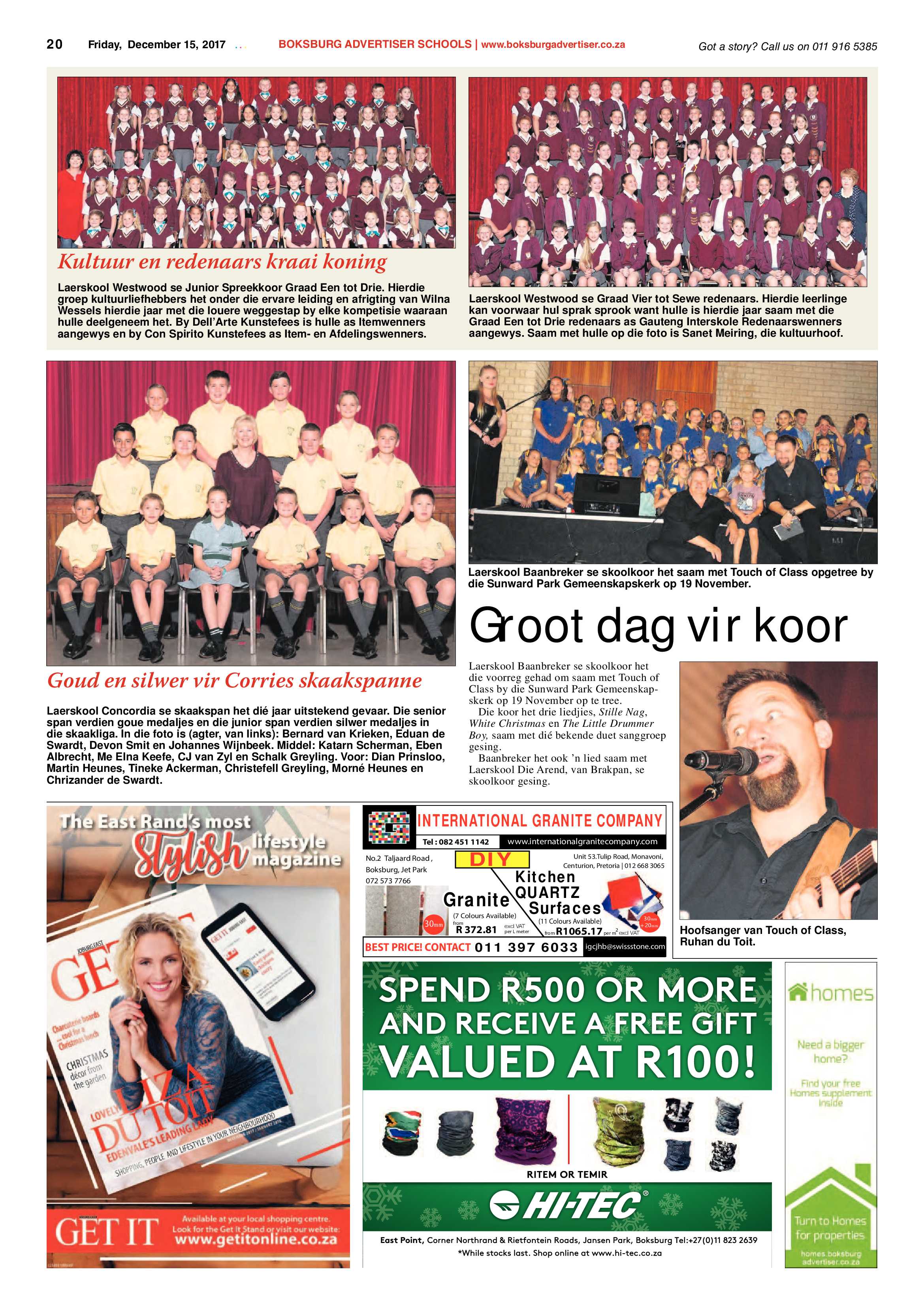 Boksburg Advertiser 12 December 2017 page 20