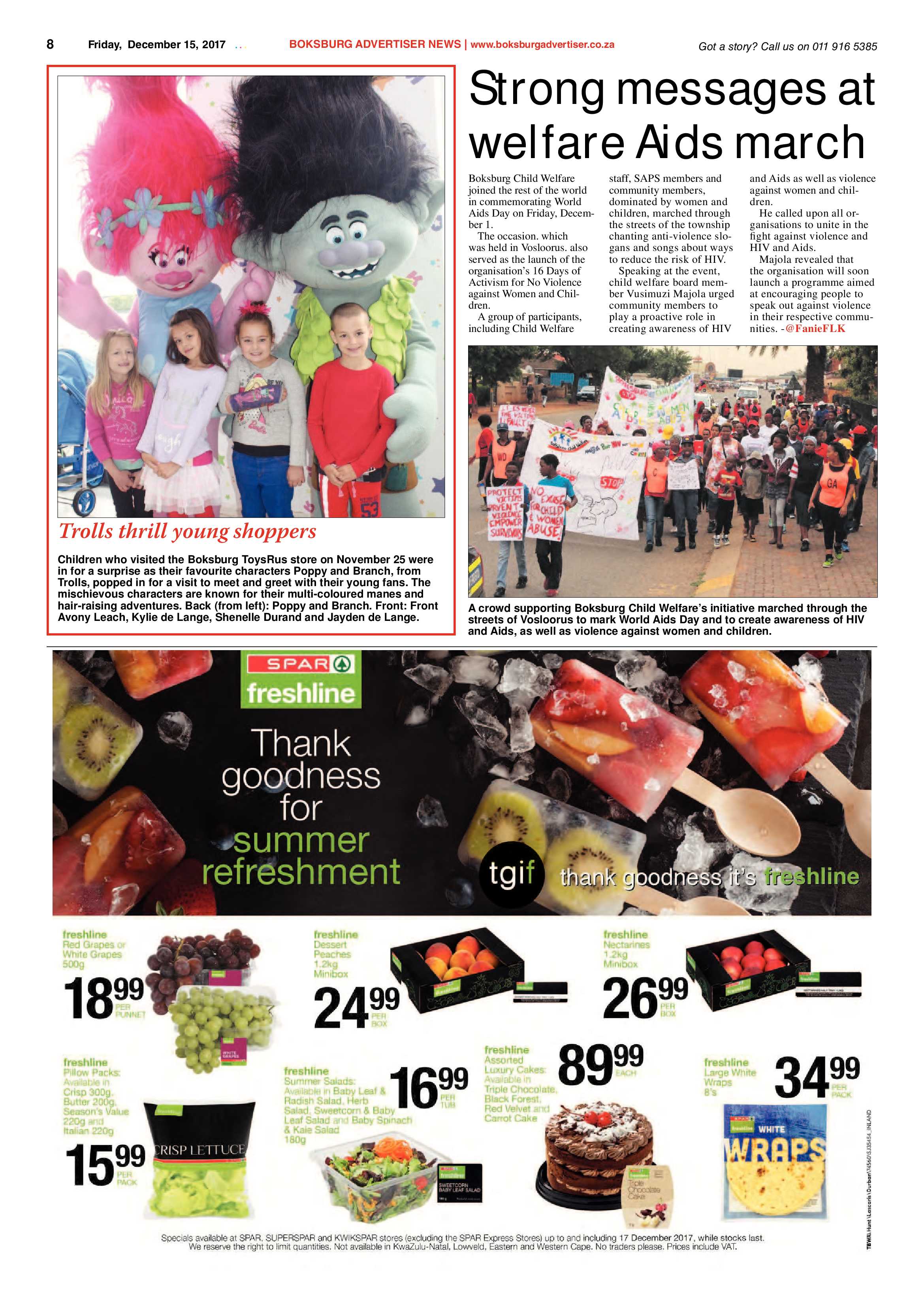 Boksburg Advertiser 12 December 2017 page 8