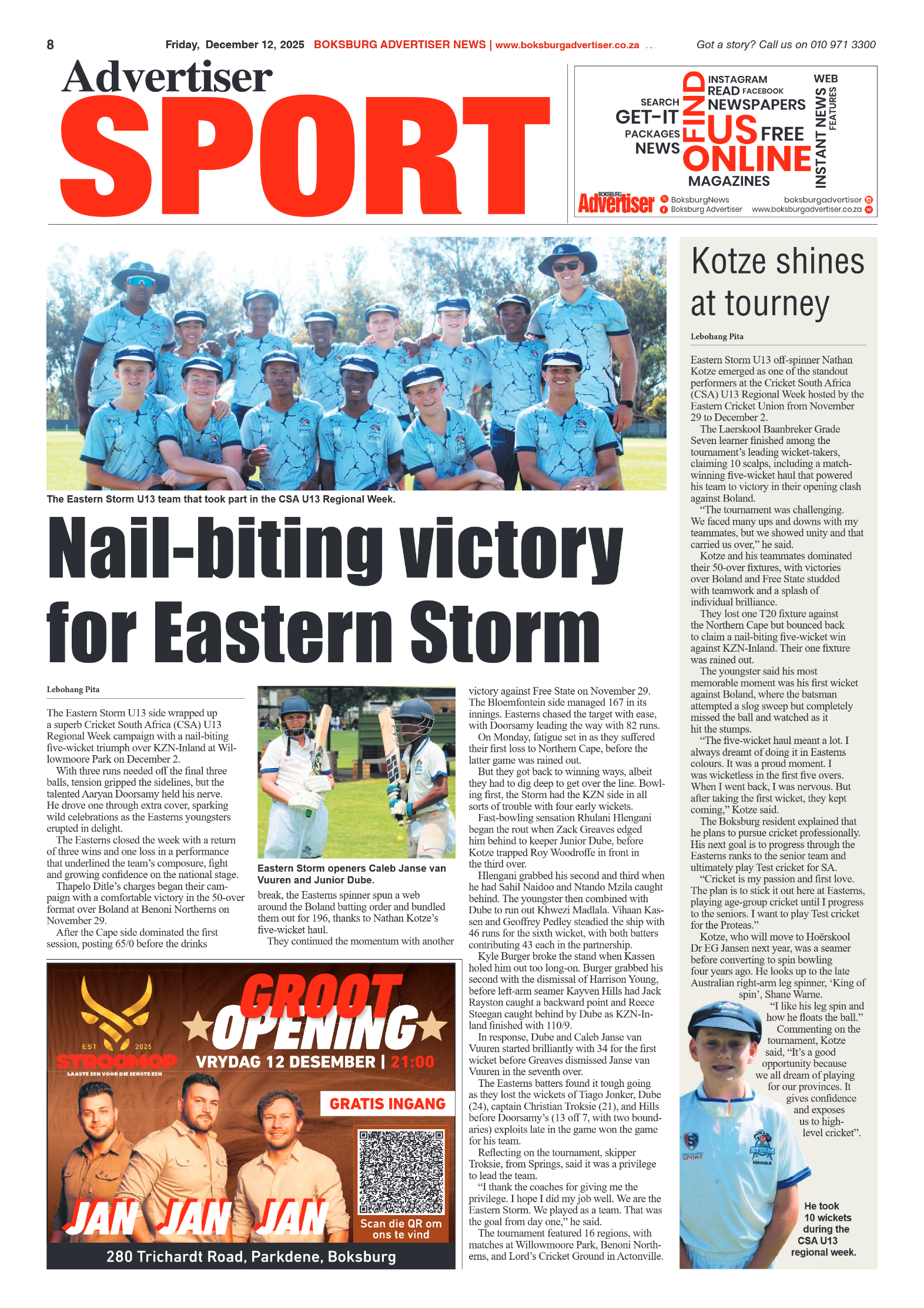 Boksburg Advertiser 12 December 2025 page 10