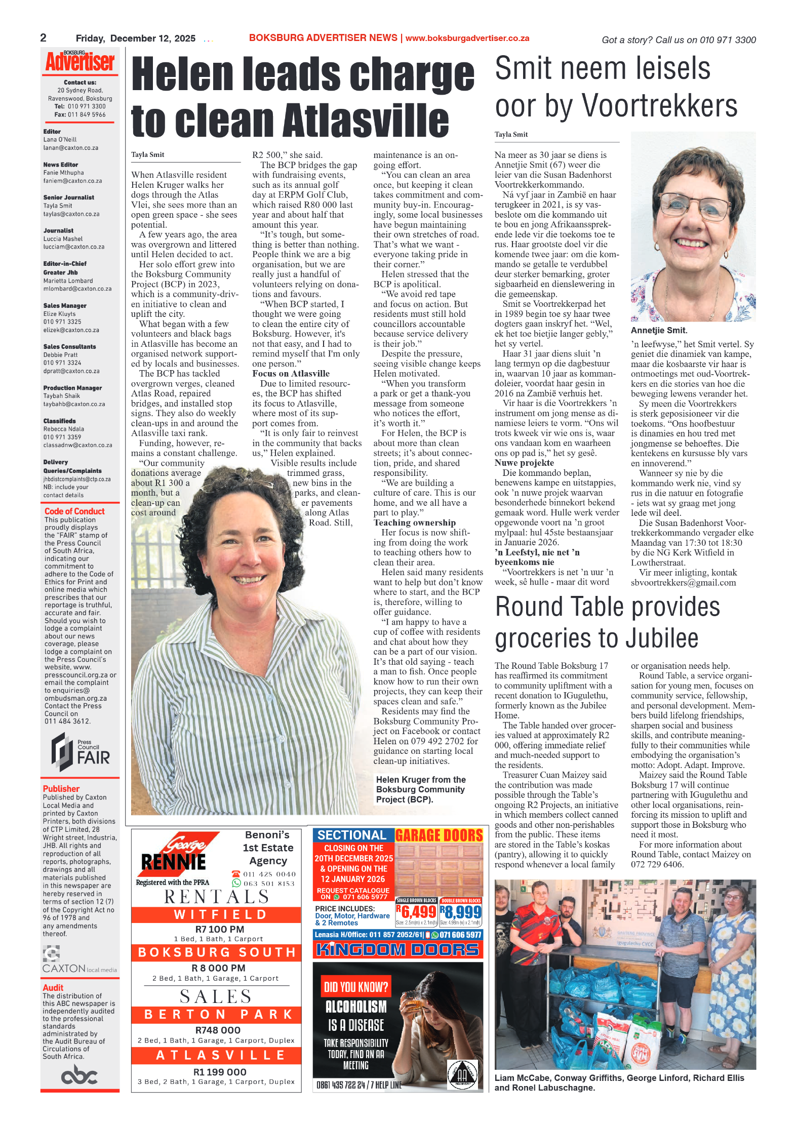 Boksburg Advertiser 12 December 2025 page 4