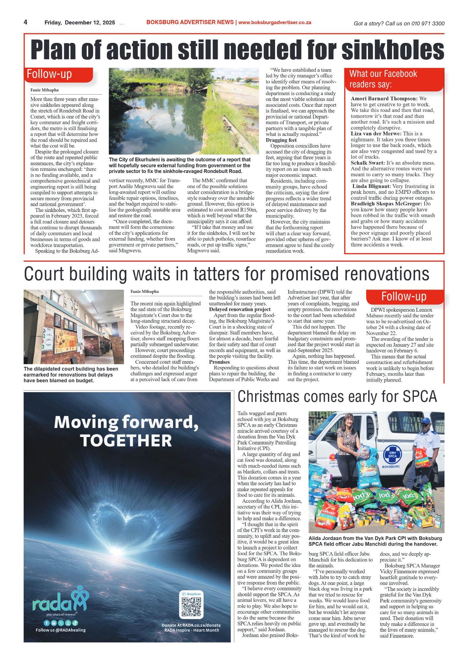 Boksburg Advertiser 12 December 2025 page 6