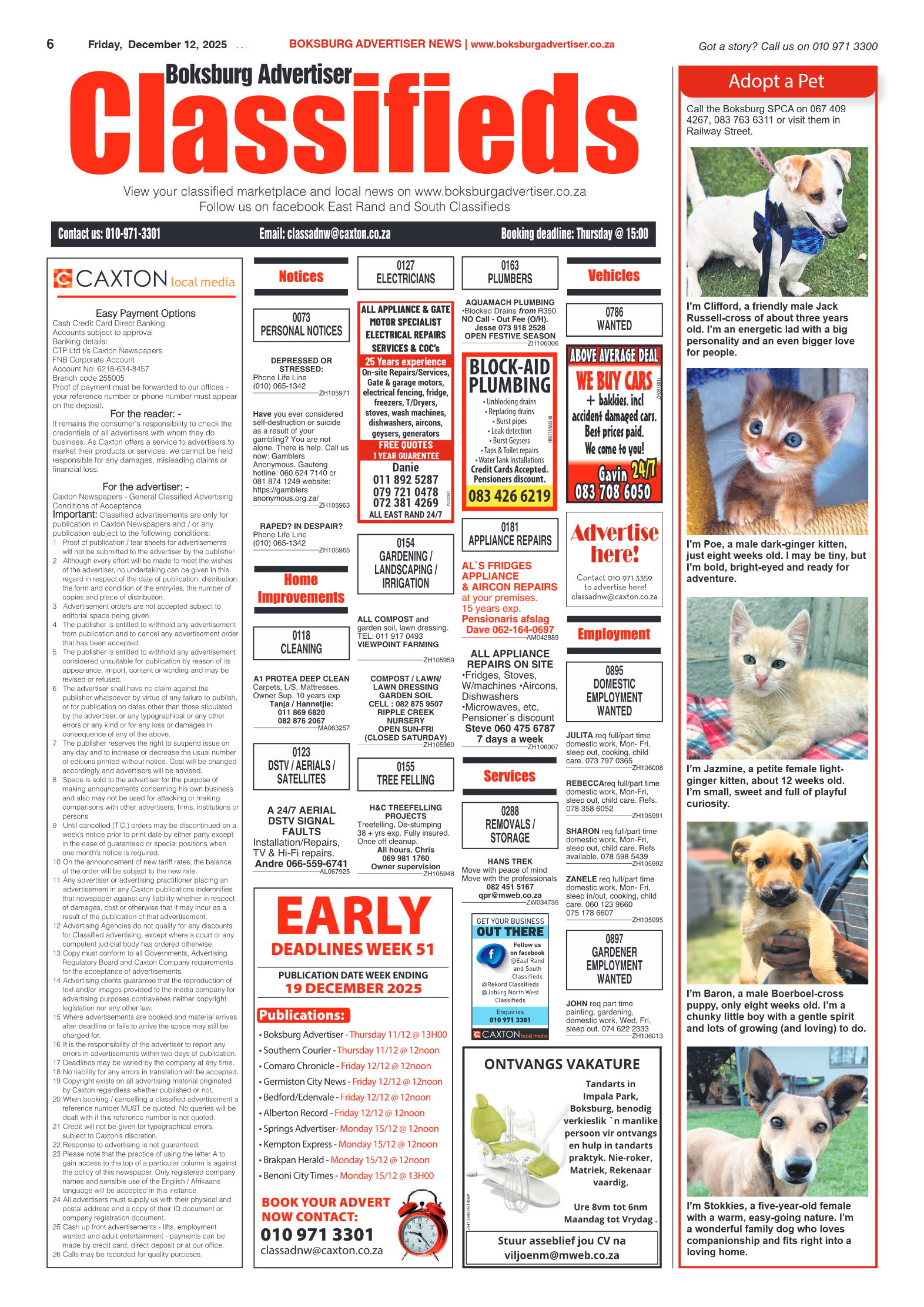 Boksburg Advertiser 12 December 2025 page 8