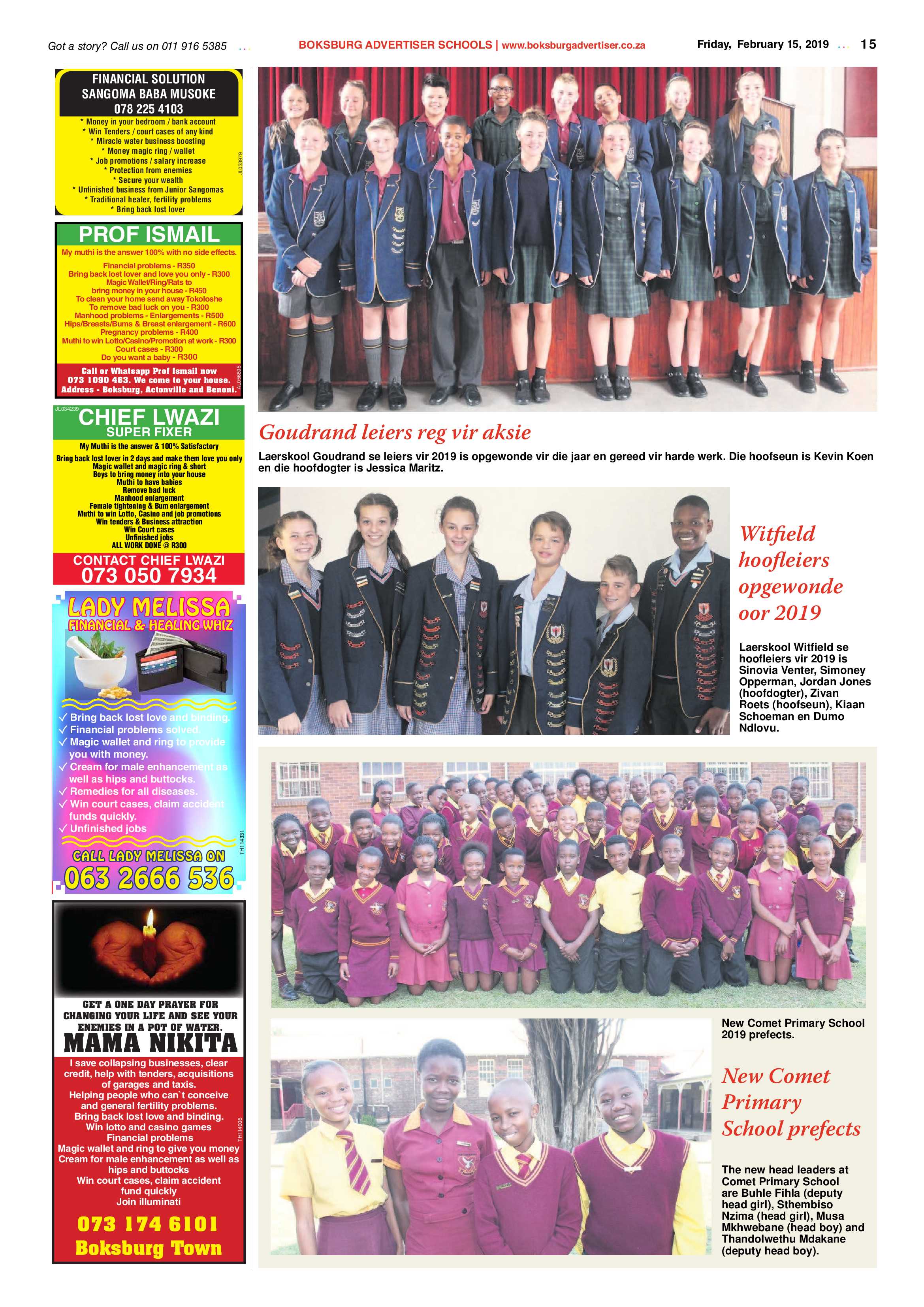 Boksburg Advertiser 12 February 2019 page 15