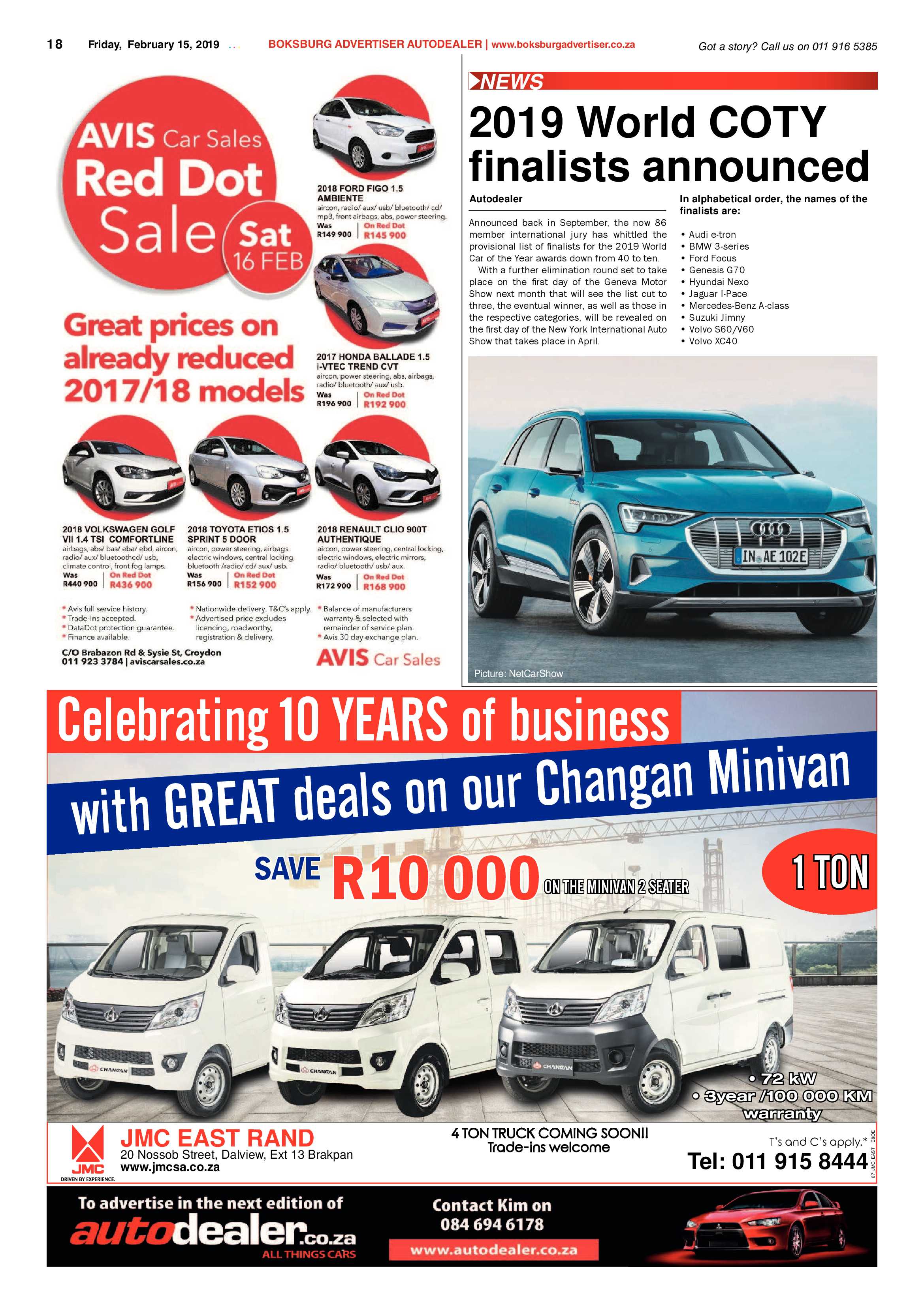 Boksburg Advertiser 12 February 2019 page 18