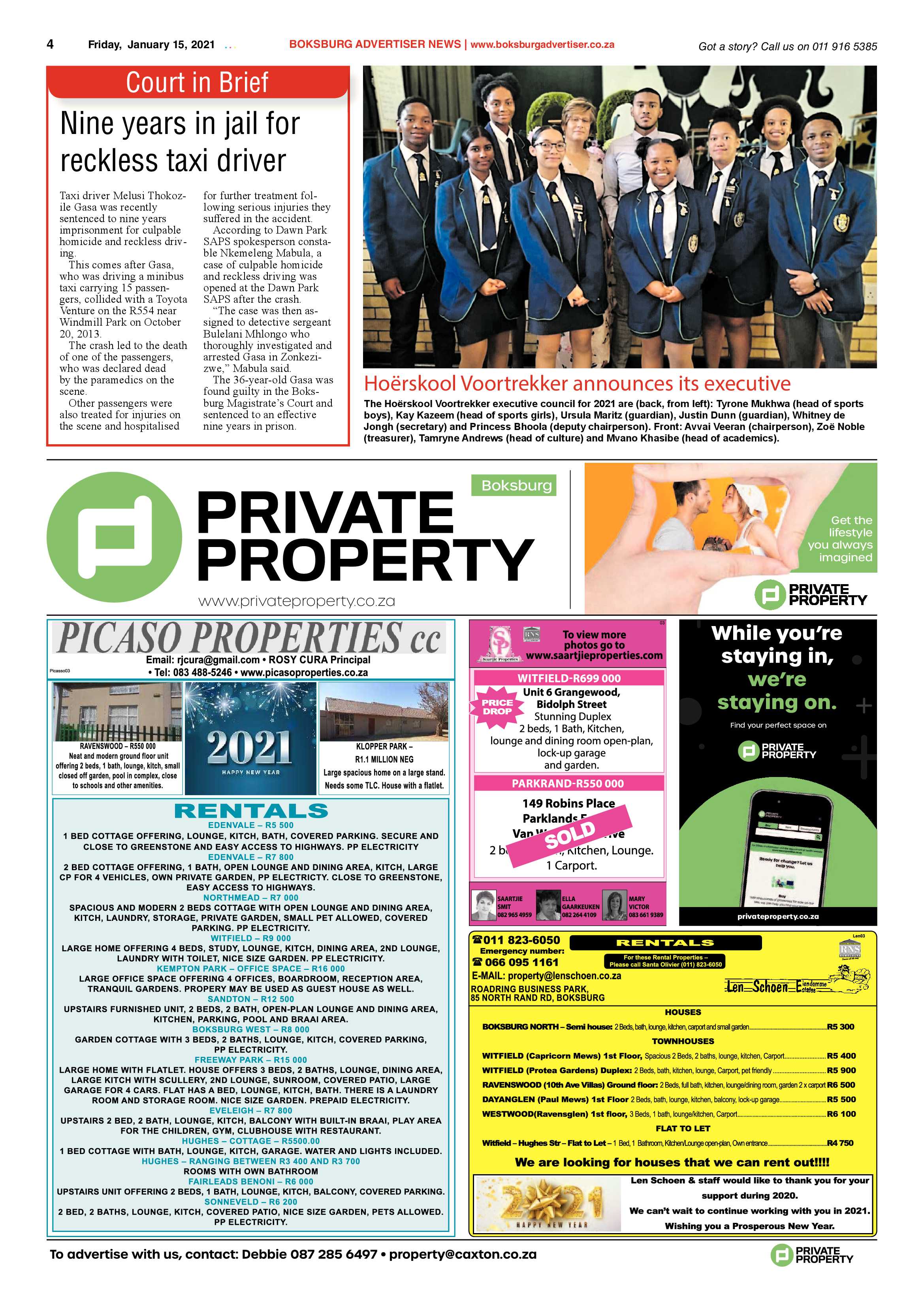Boksburg Advertiser 12 January 2021 page 4