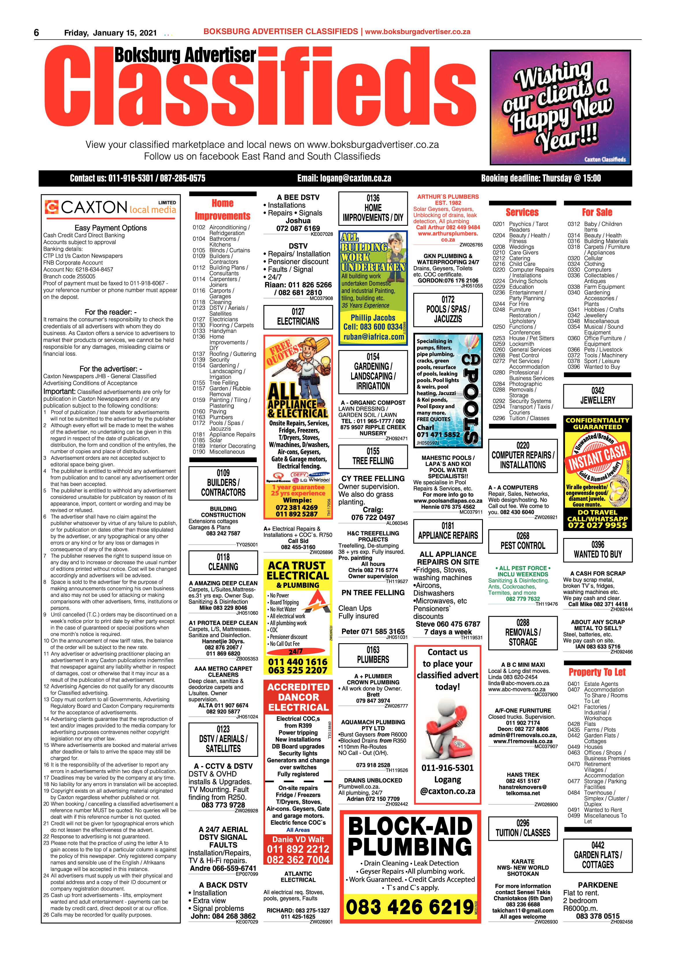Boksburg Advertiser 12 January 2021 page 6