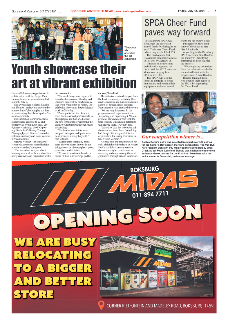 Boksburg Advertiser 12 July 2024 page 5