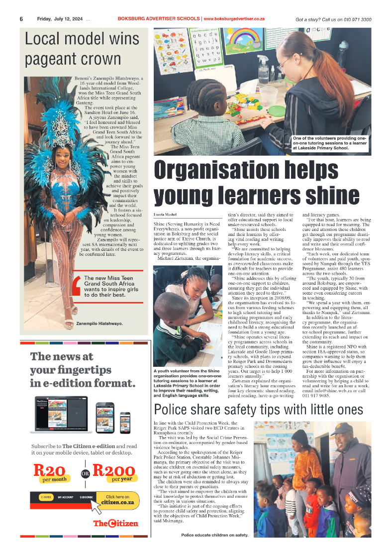 Boksburg Advertiser 12 July 2024 page 6