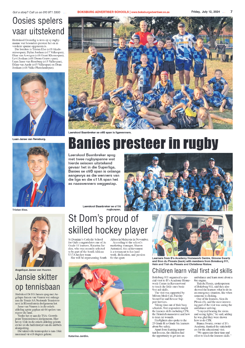 Boksburg Advertiser 12 July 2024 page 7