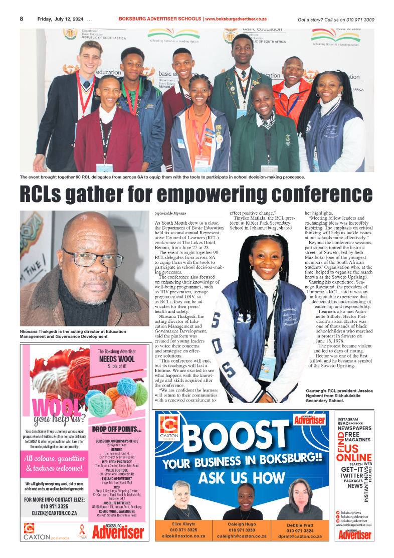 Boksburg Advertiser 12 July 2024 page 8