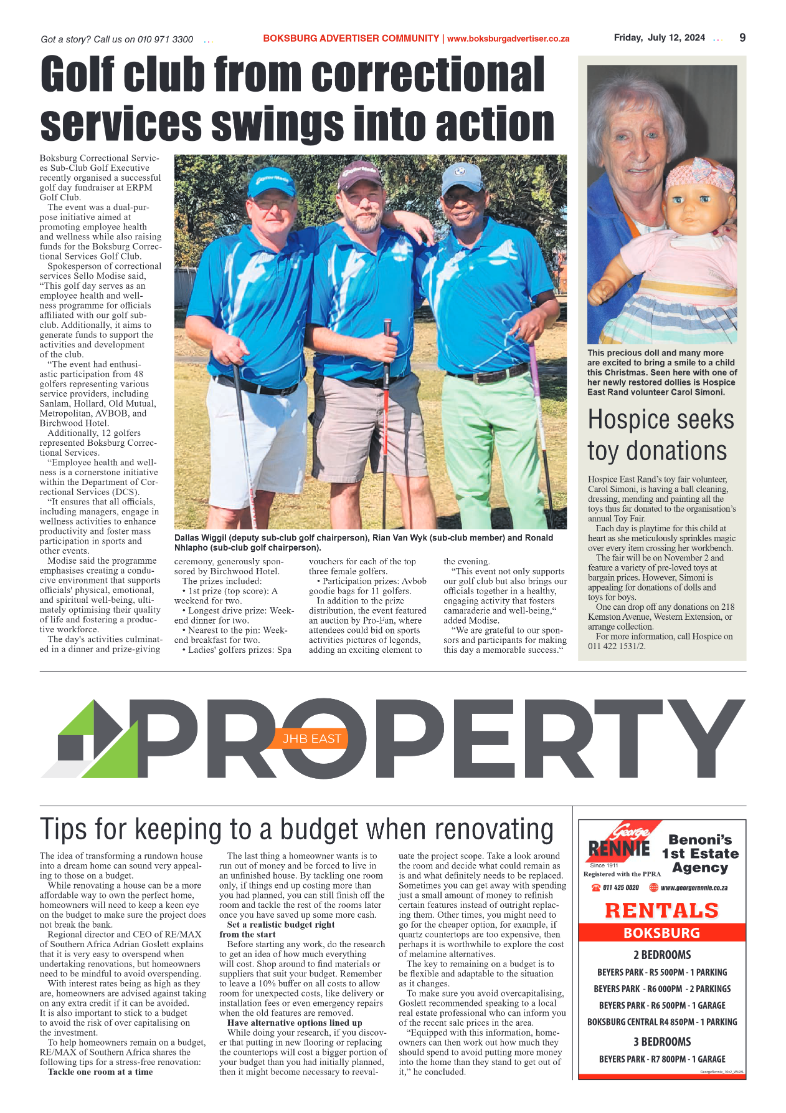 Boksburg Advertiser 12 July 2024 page 9