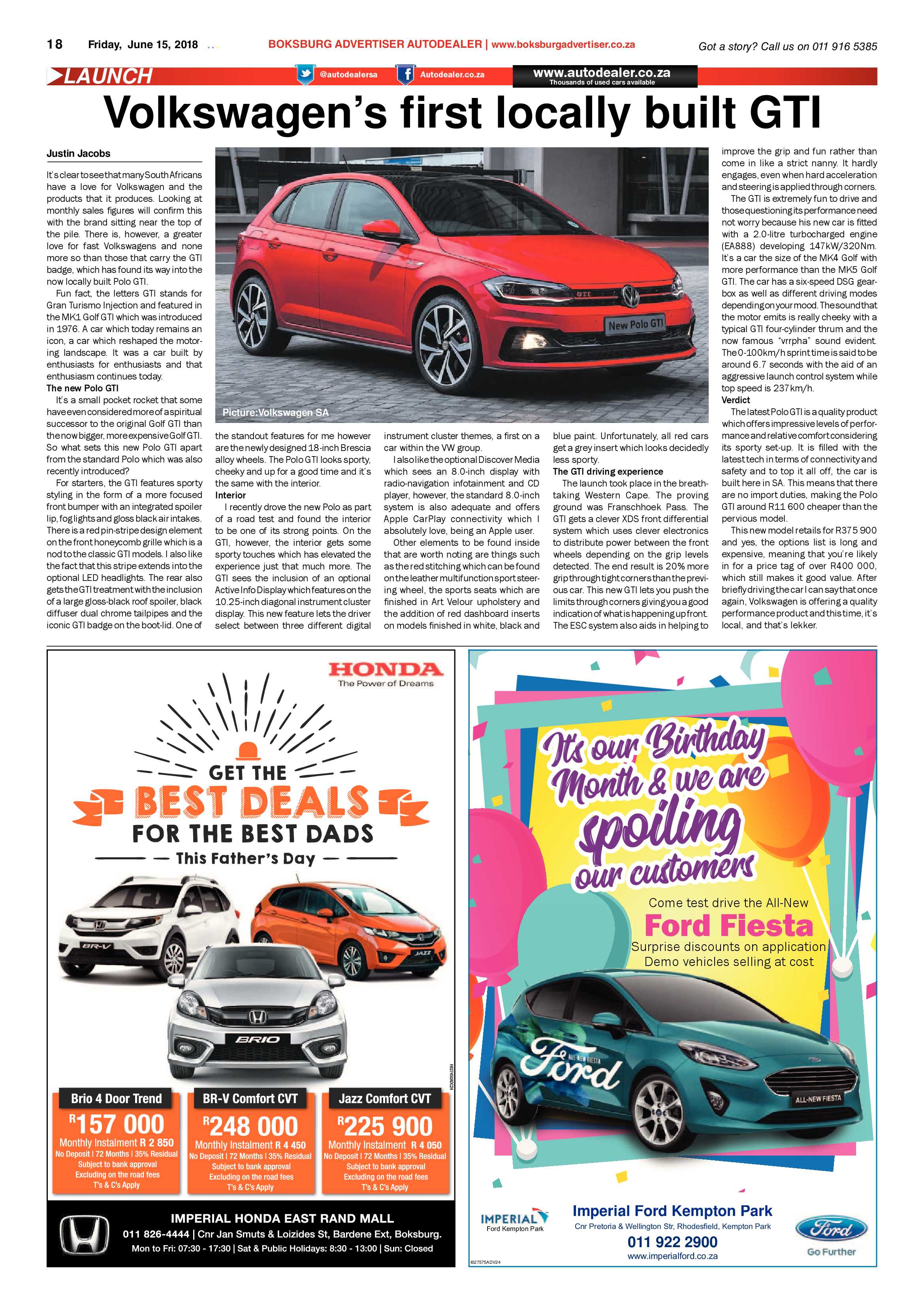 Boksburg Advertiser 12 June 2018 page 18