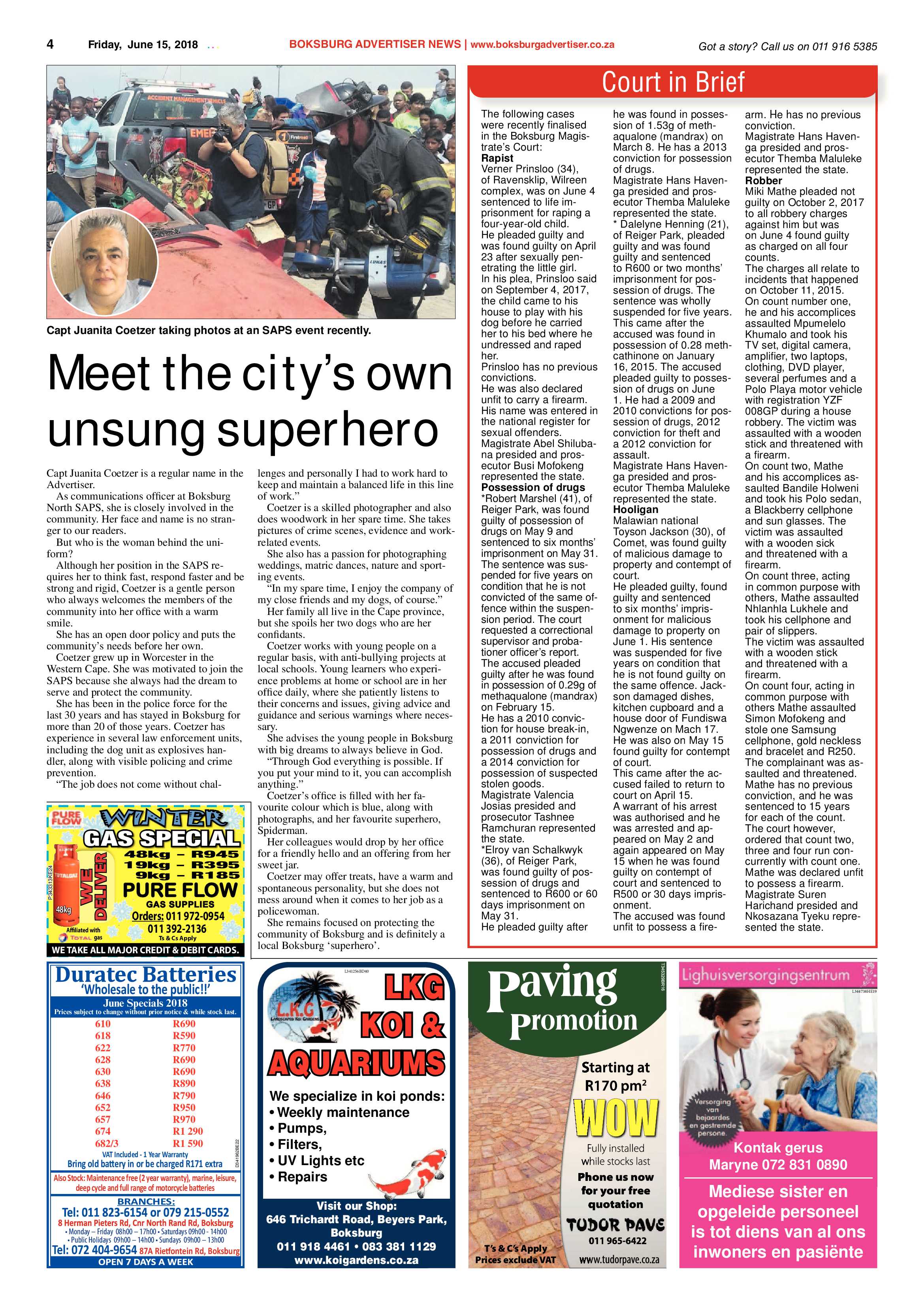Boksburg Advertiser 12 June 2018 page 4
