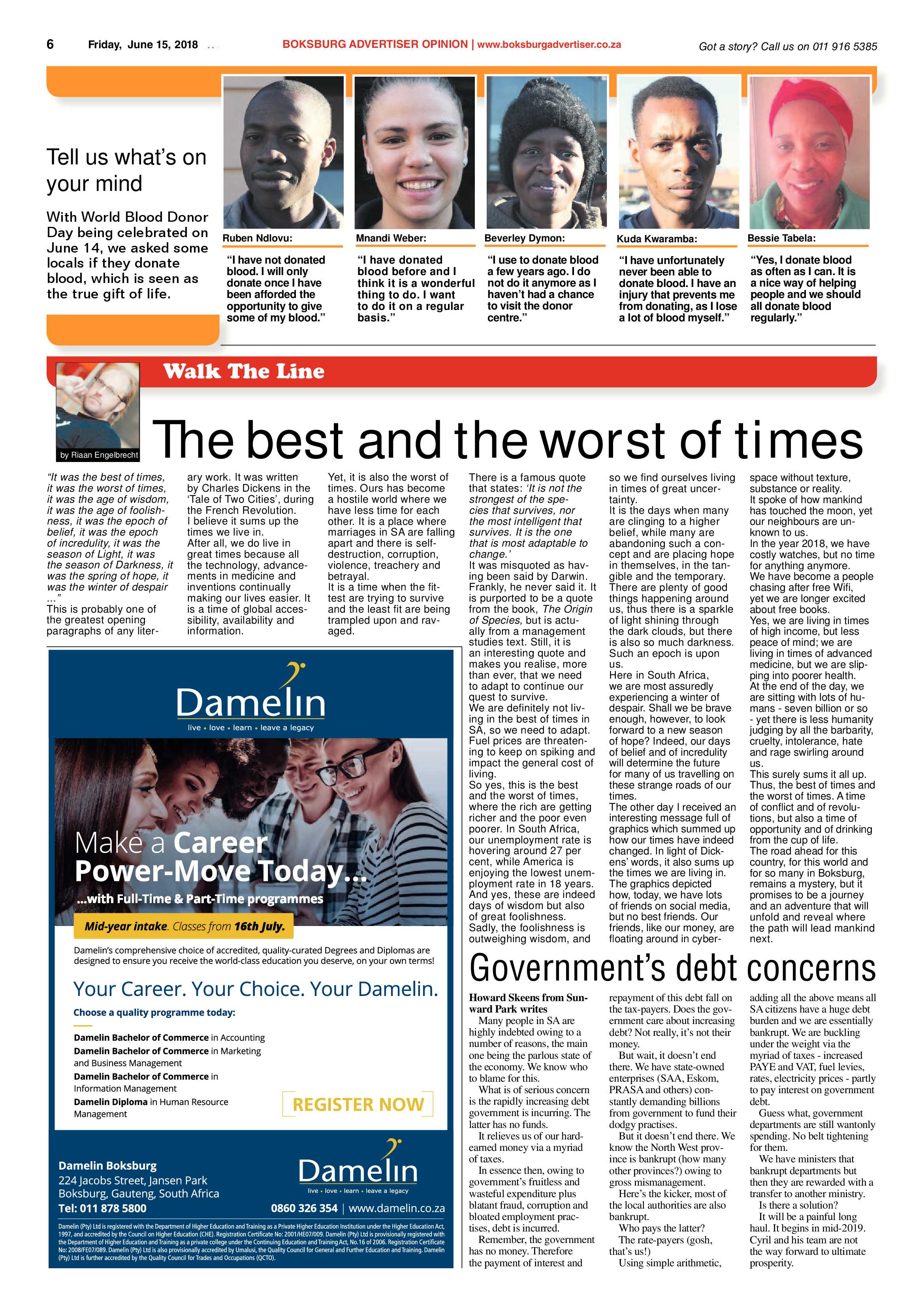 Boksburg Advertiser 12 June 2018 page 6