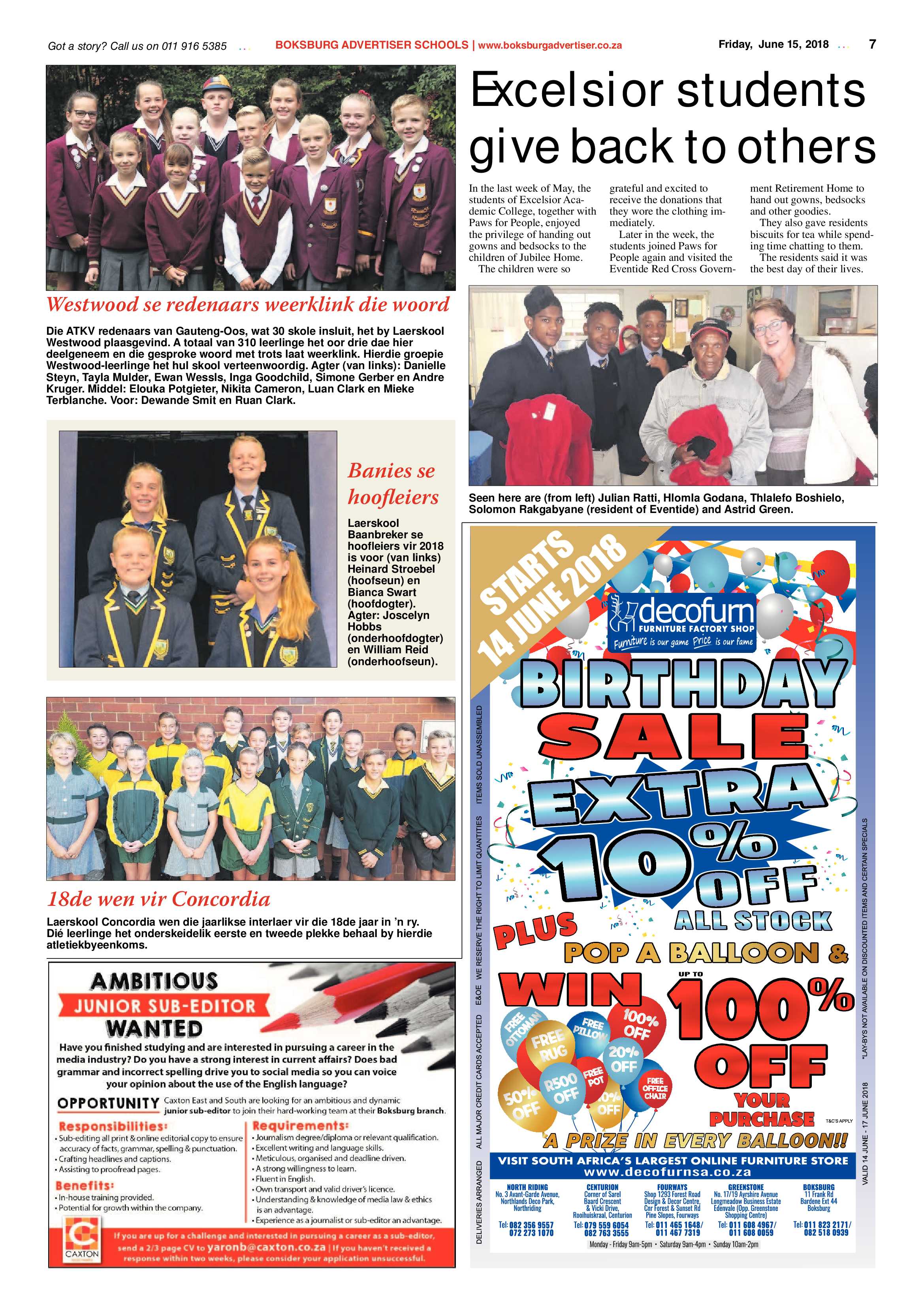 Boksburg Advertiser 12 June 2018 page 7