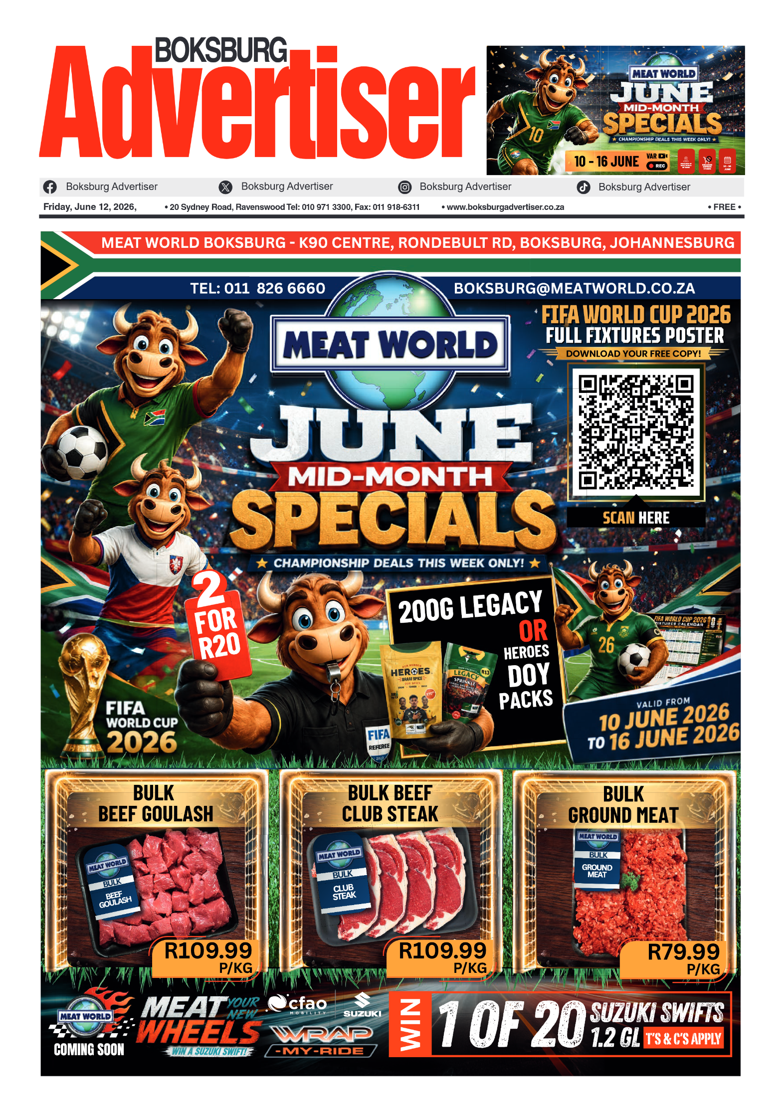 Boksburg Advertiser 12 June 2026 page 1