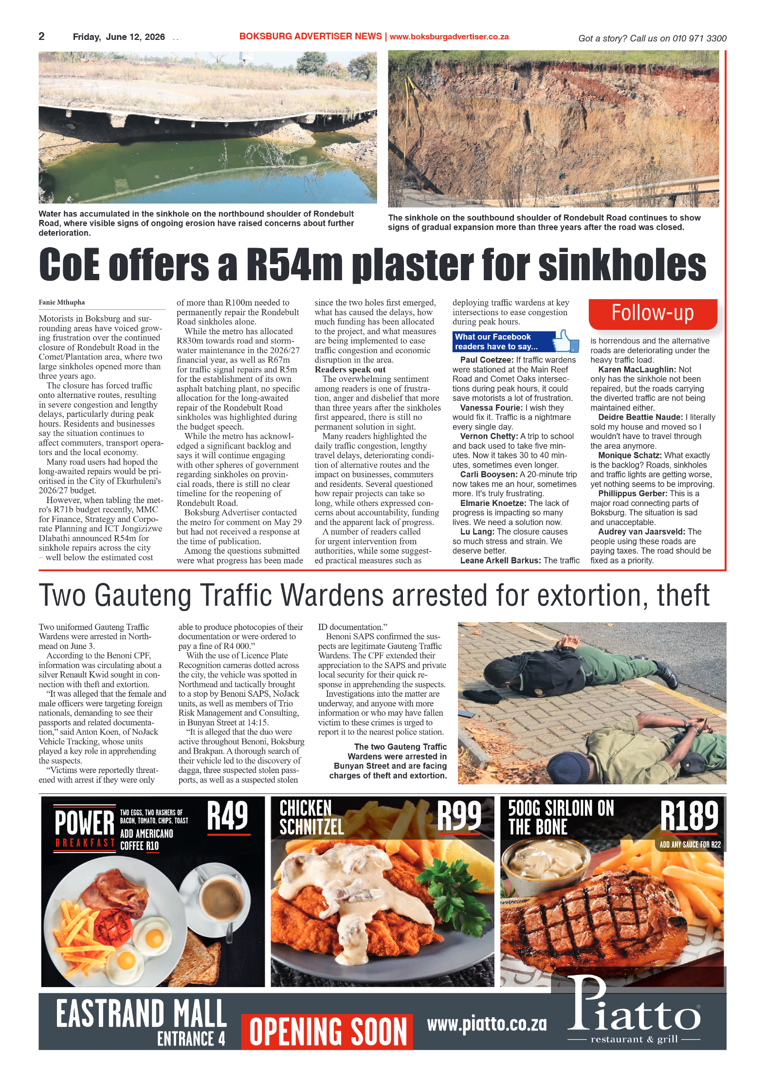 Boksburg Advertiser 12 June 2026 page 4