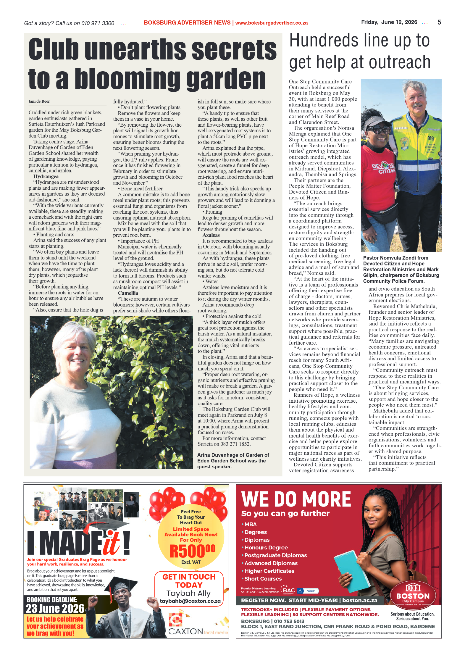 Boksburg Advertiser 12 June 2026 page 7