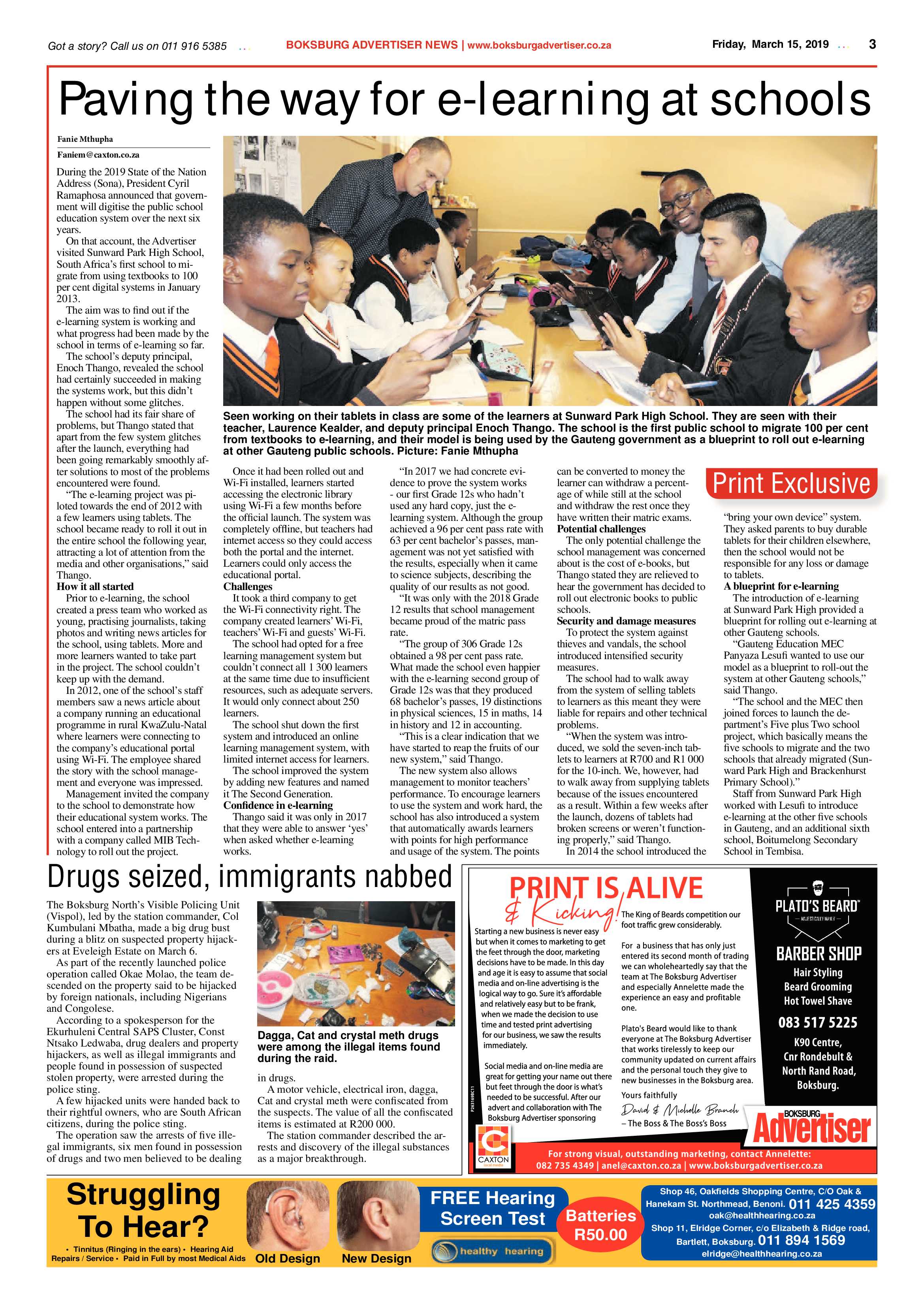 Boksburg Advertiser 12 March 2019 page 3