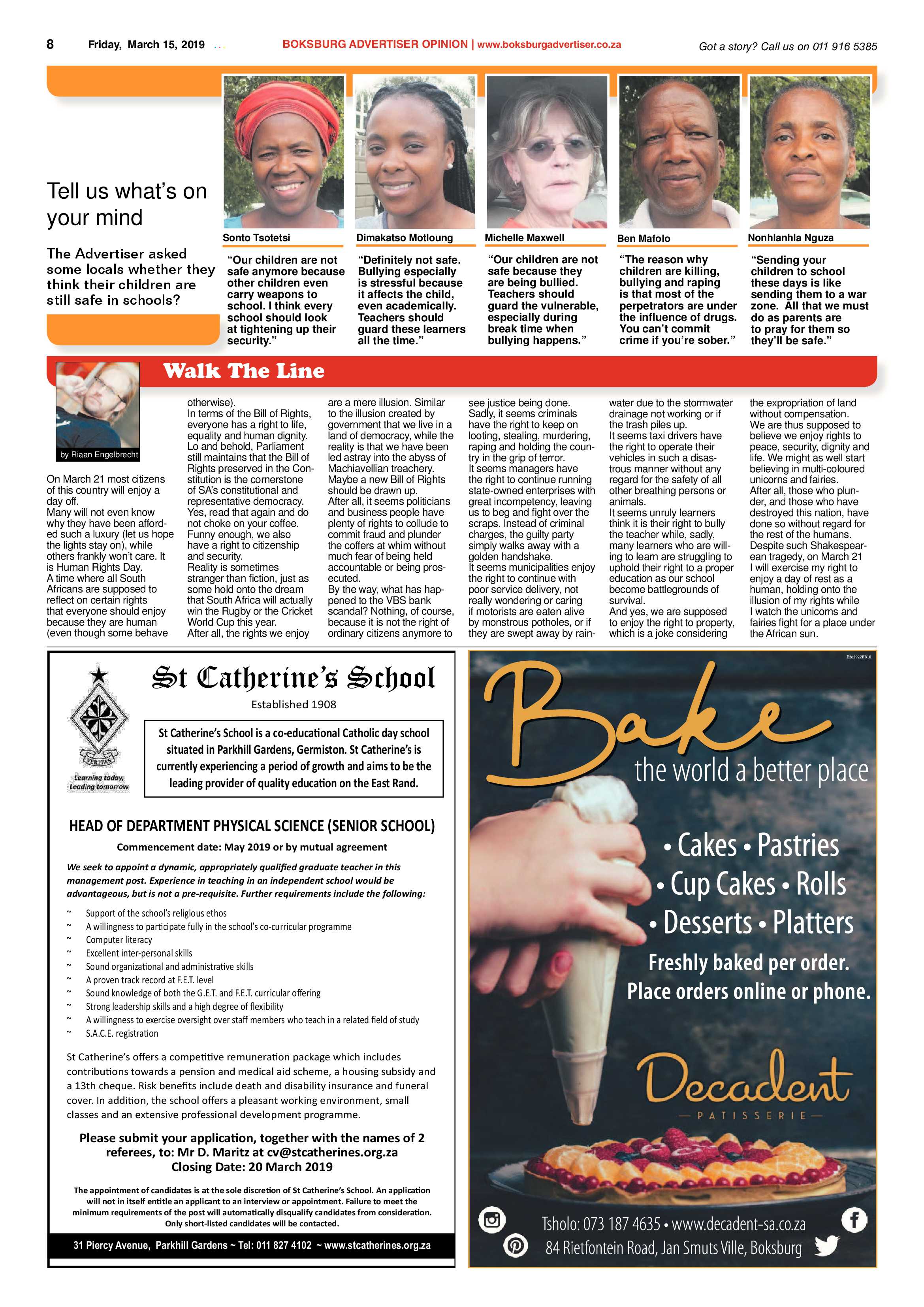 Boksburg Advertiser 12 March 2019 page 8