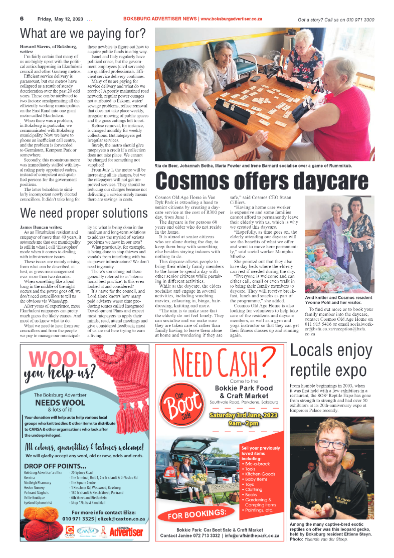 Boksburg Advertiser 12 May 2023 page 6