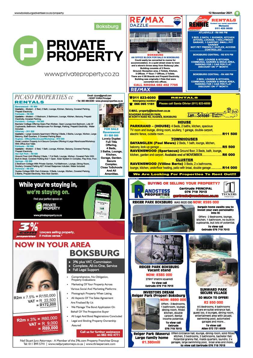 Boksburg Advertiser 12 November 2021 page 9