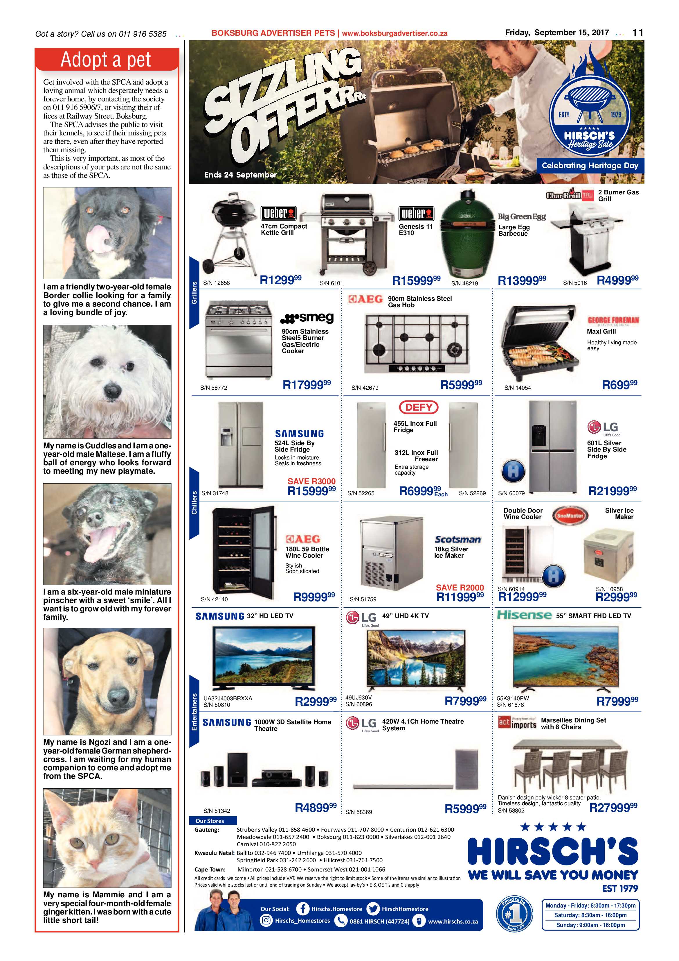Boksburg Advertiser 12 September 2017 page 11