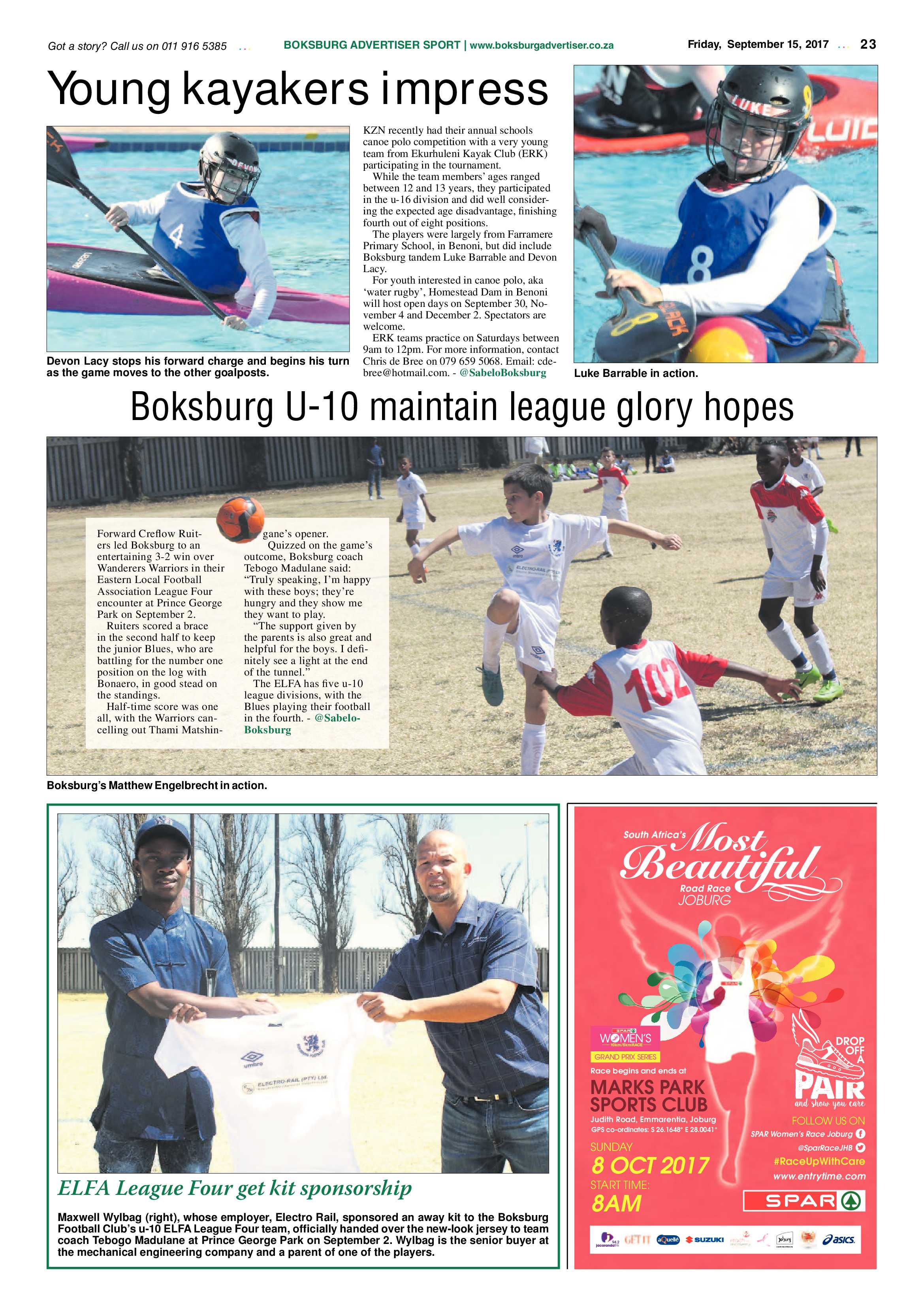 Boksburg Advertiser 12 September 2017 page 23