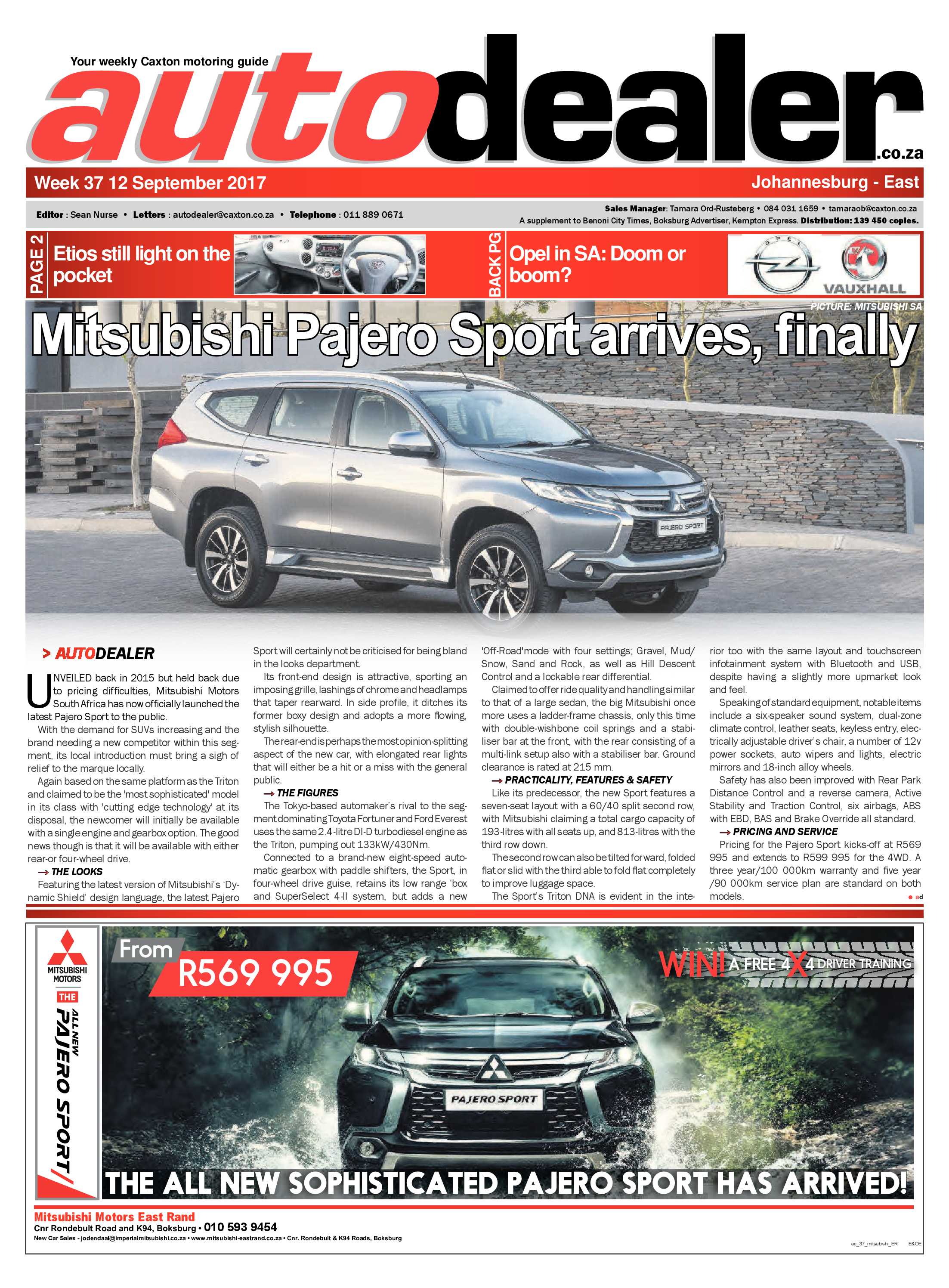 Boksburg Advertiser 12 September 2017 page 25