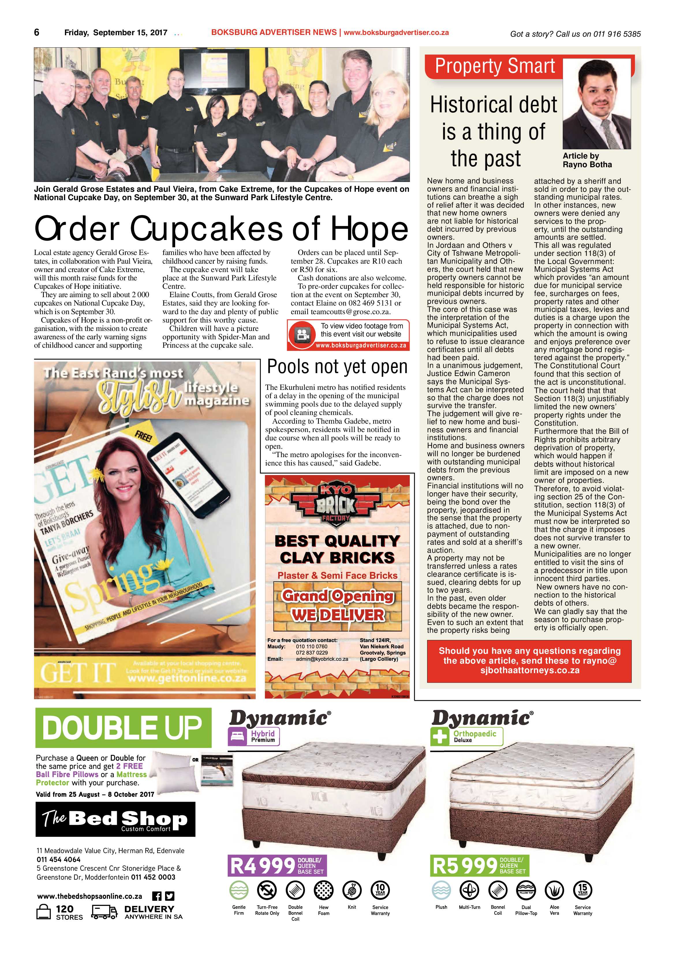 Boksburg Advertiser 12 September 2017 page 6