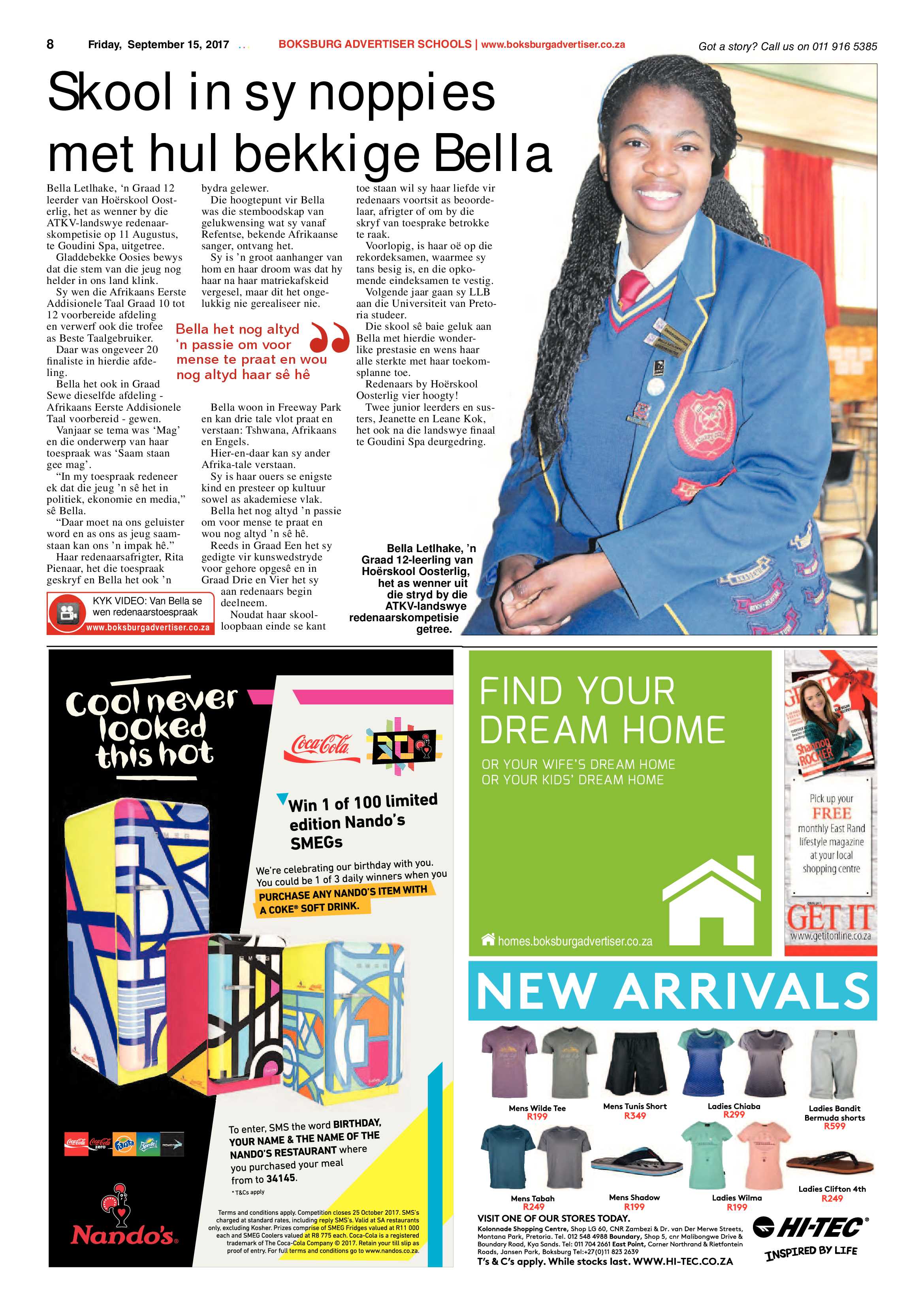 Boksburg Advertiser 12 September 2017 page 8