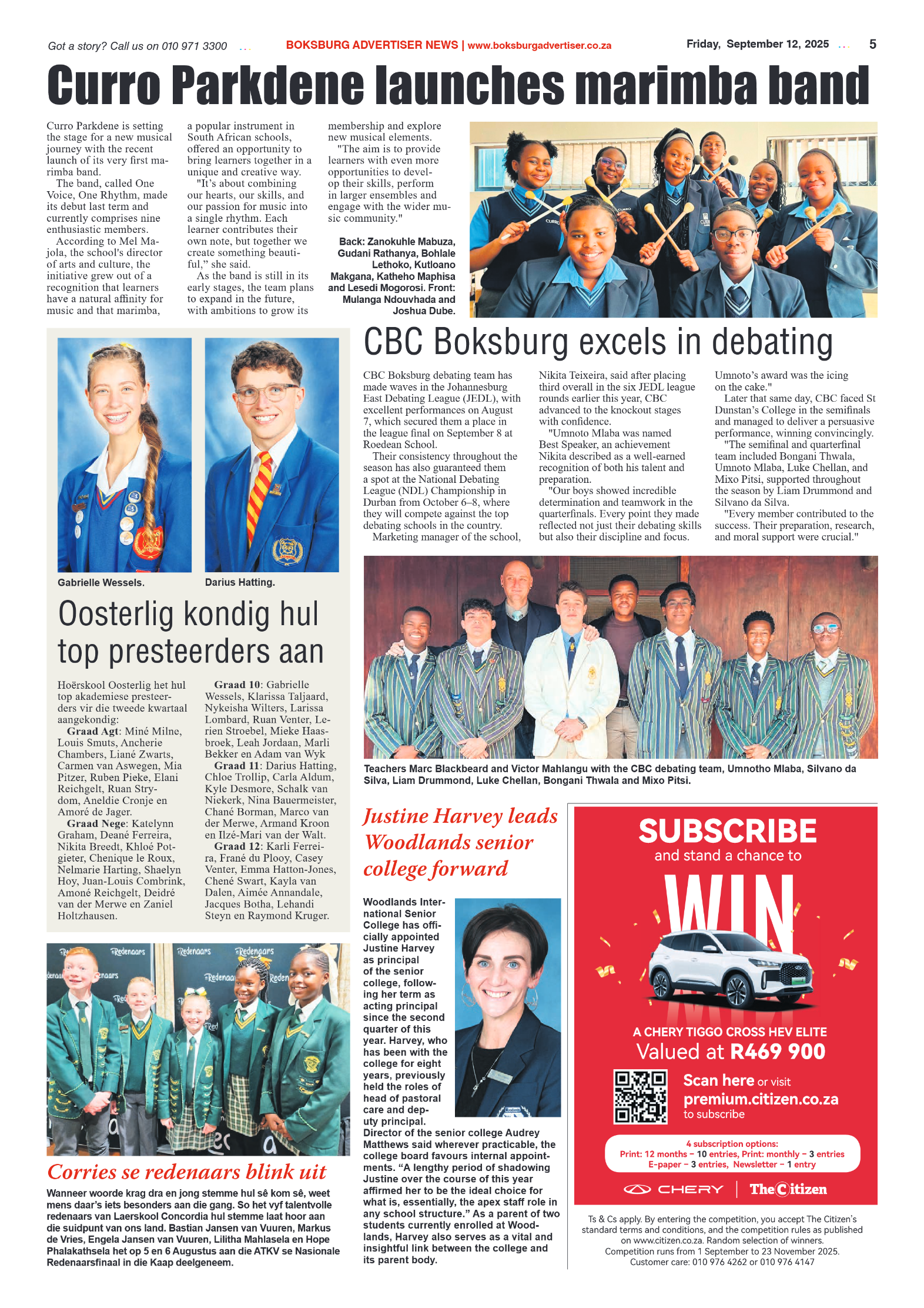 Boksburg Advertiser 12 September 2025 page 5