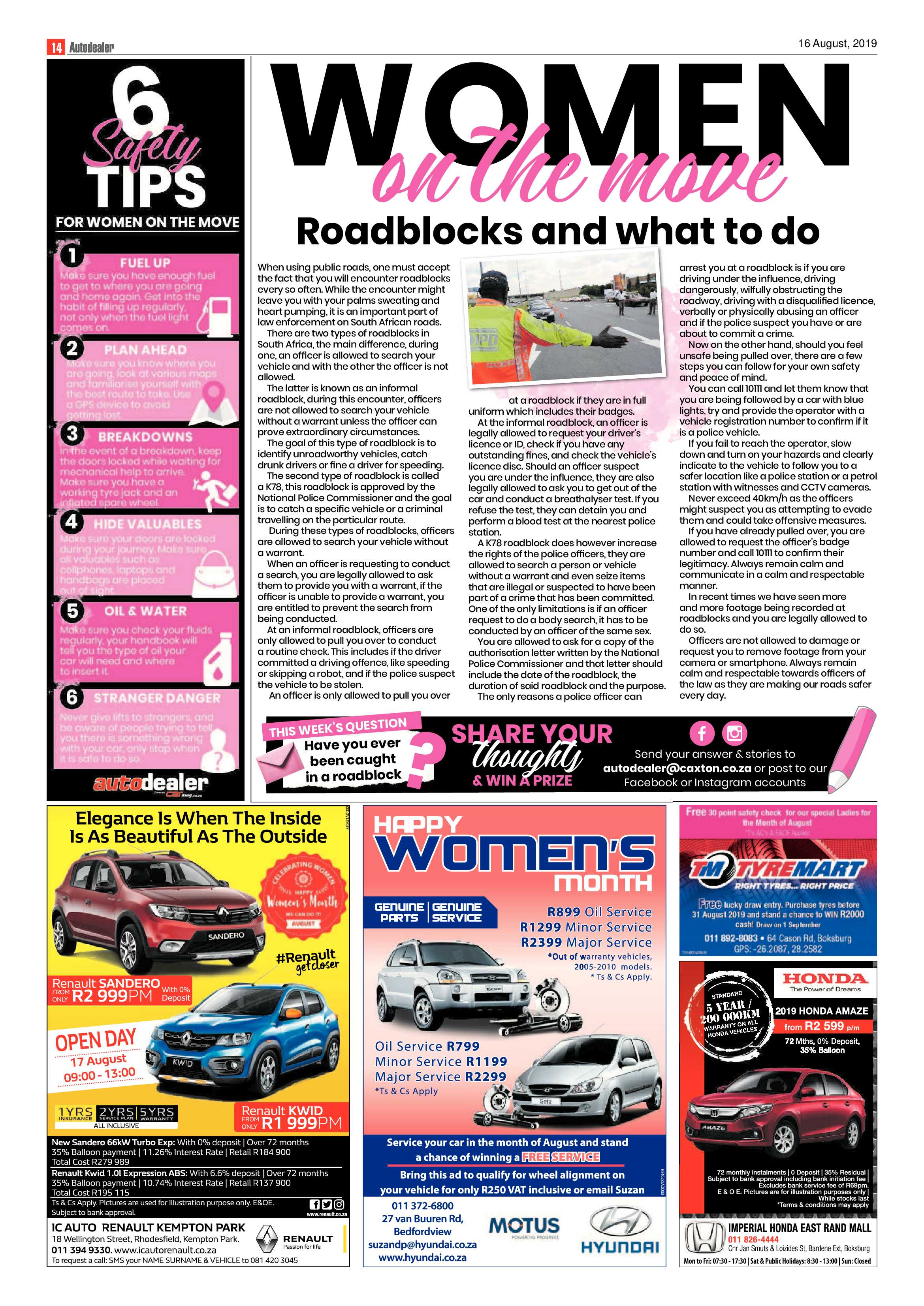Boksburg Advertiser 13 August 2019 page 14