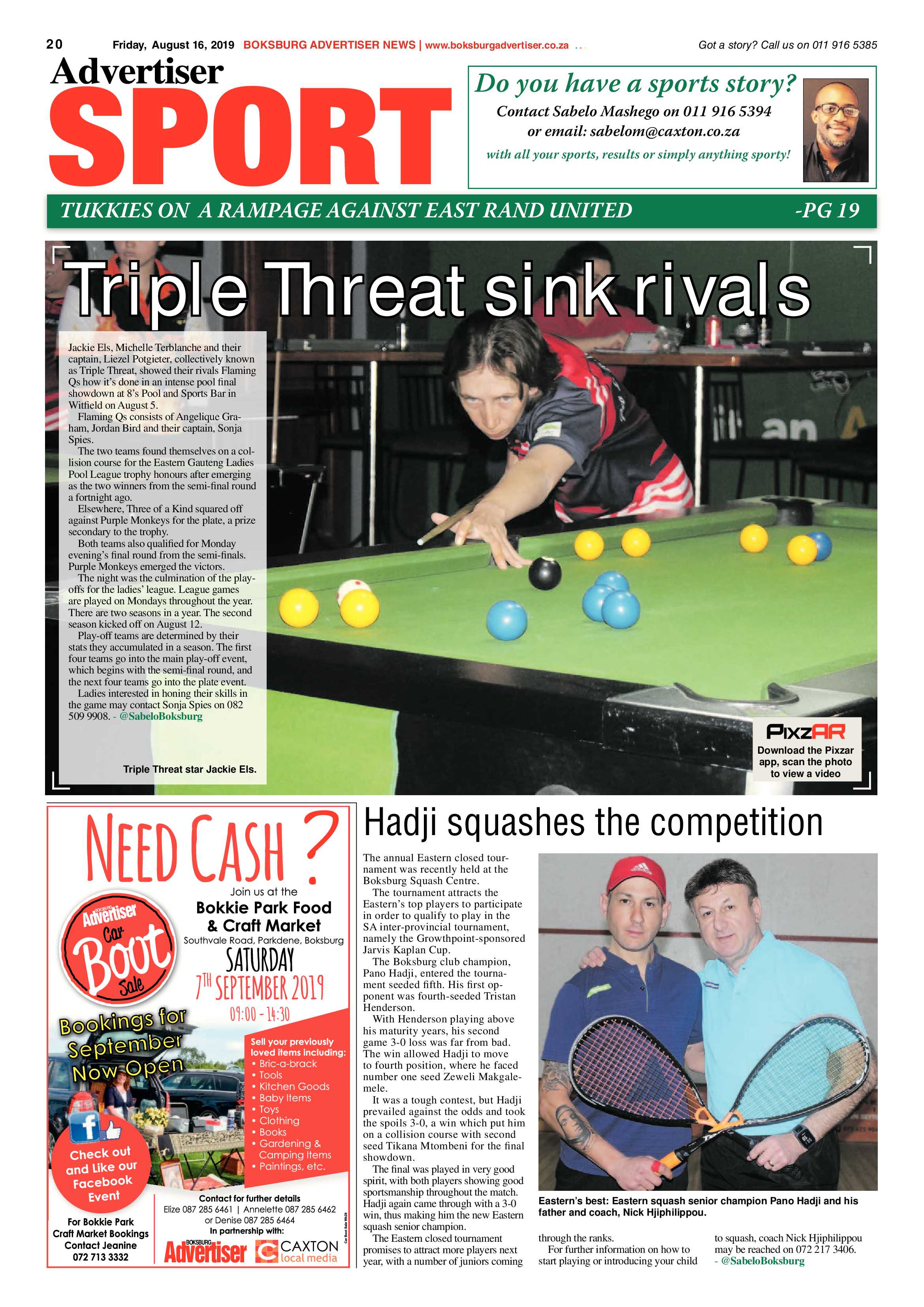 Boksburg Advertiser 13 August 2019 page 20
