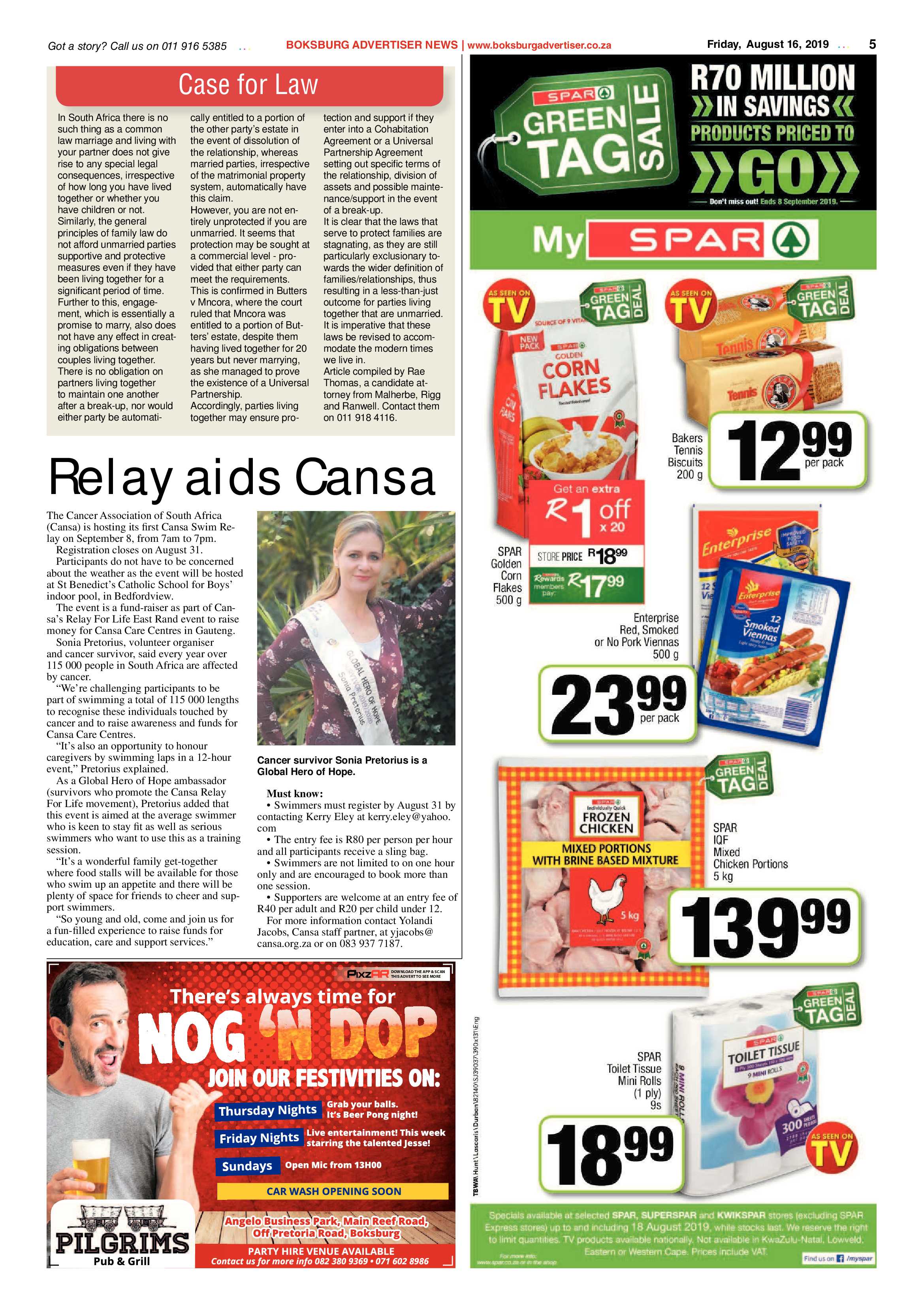 Boksburg Advertiser 13 August 2019 page 5