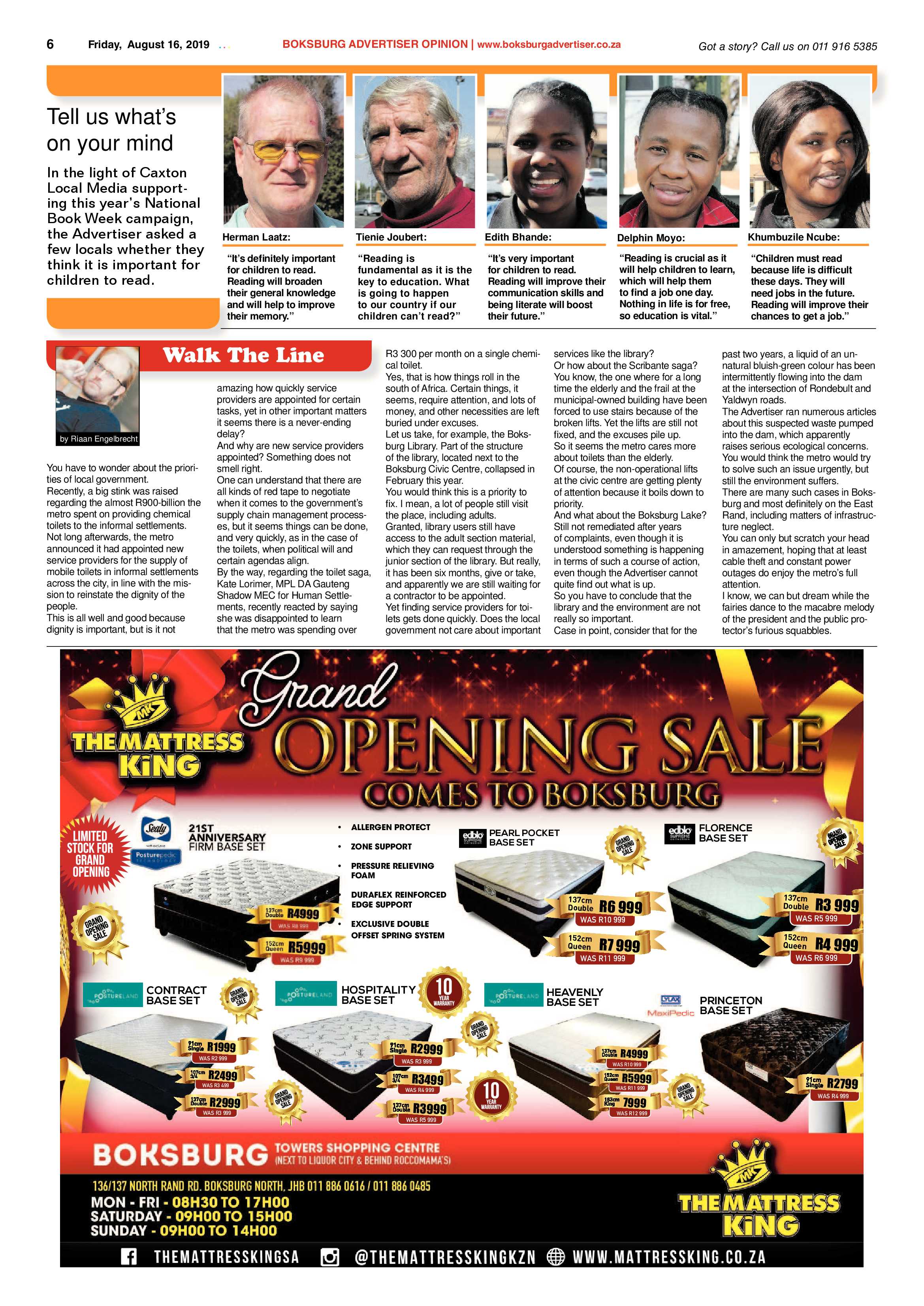 Boksburg Advertiser 13 August 2019 page 6