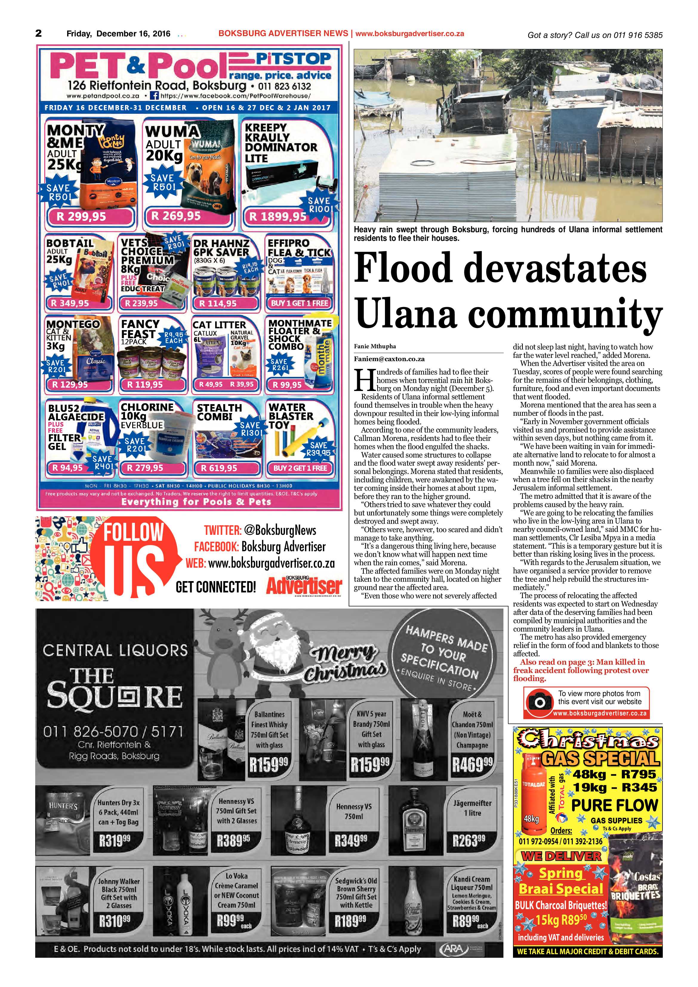 Boksburg Advertiser 13 December 2016 page 2
