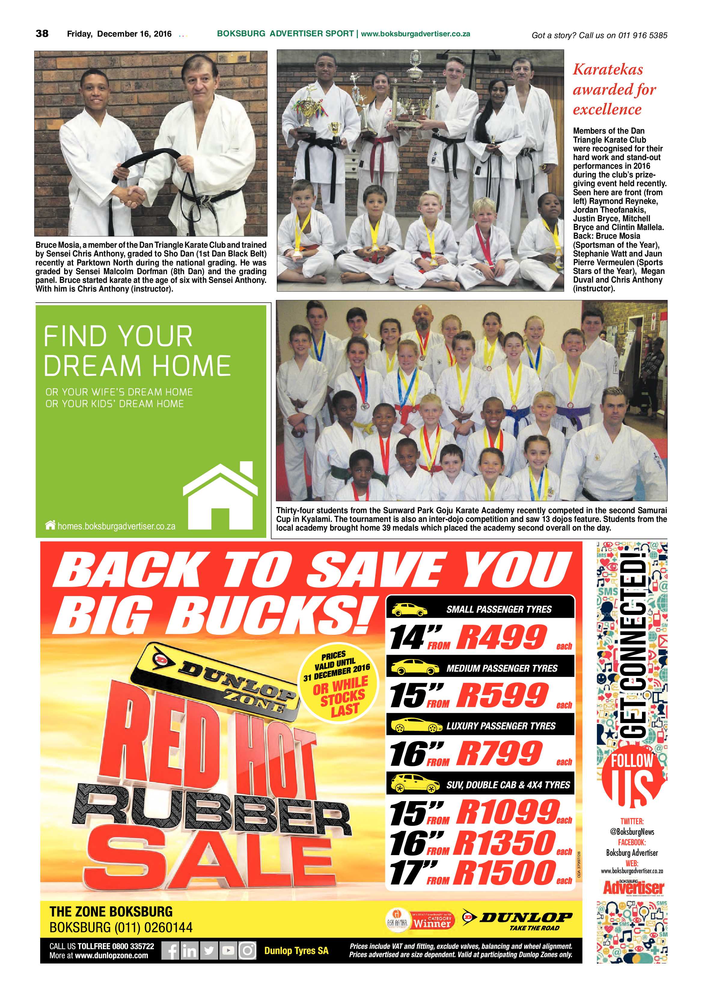 Boksburg Advertiser 13 December 2016 page 38