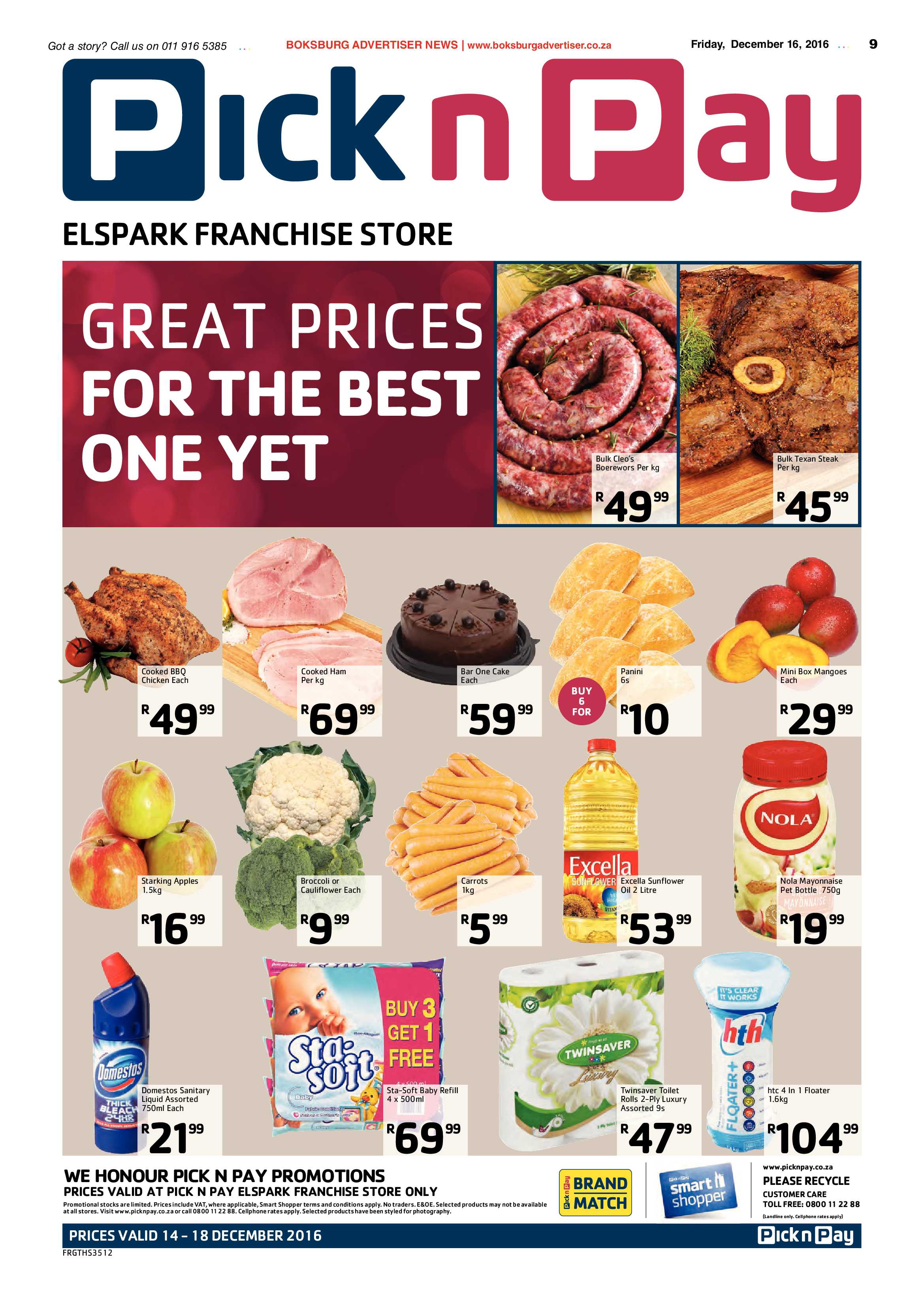 Boksburg Advertiser 13 December 2016 page 9