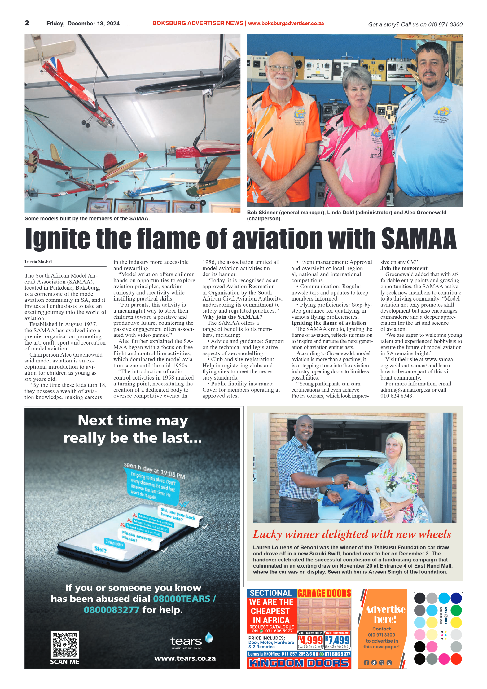 Boksburg Advertiser 13 December 2024 page 2