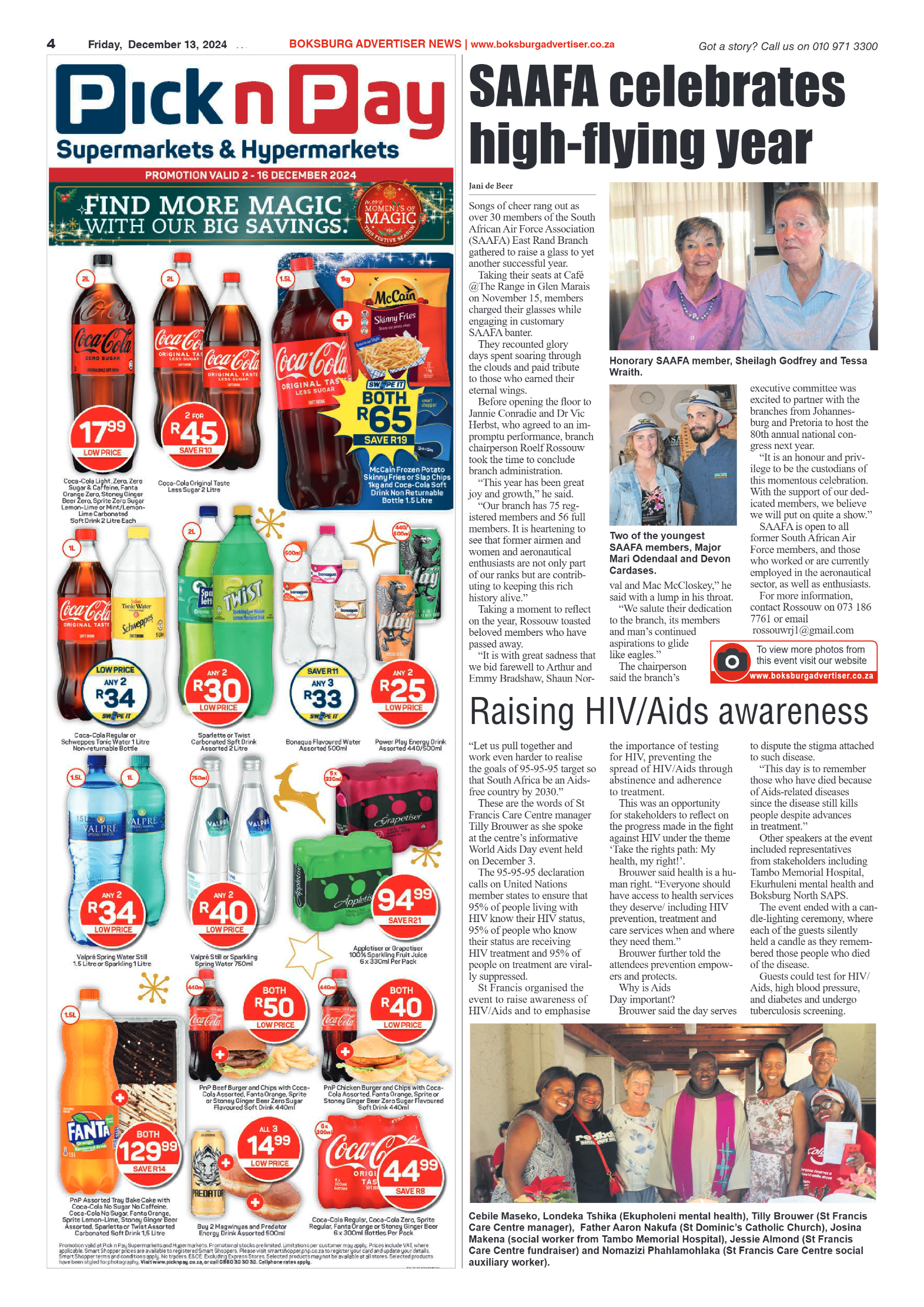Boksburg Advertiser 13 December 2024 page 4