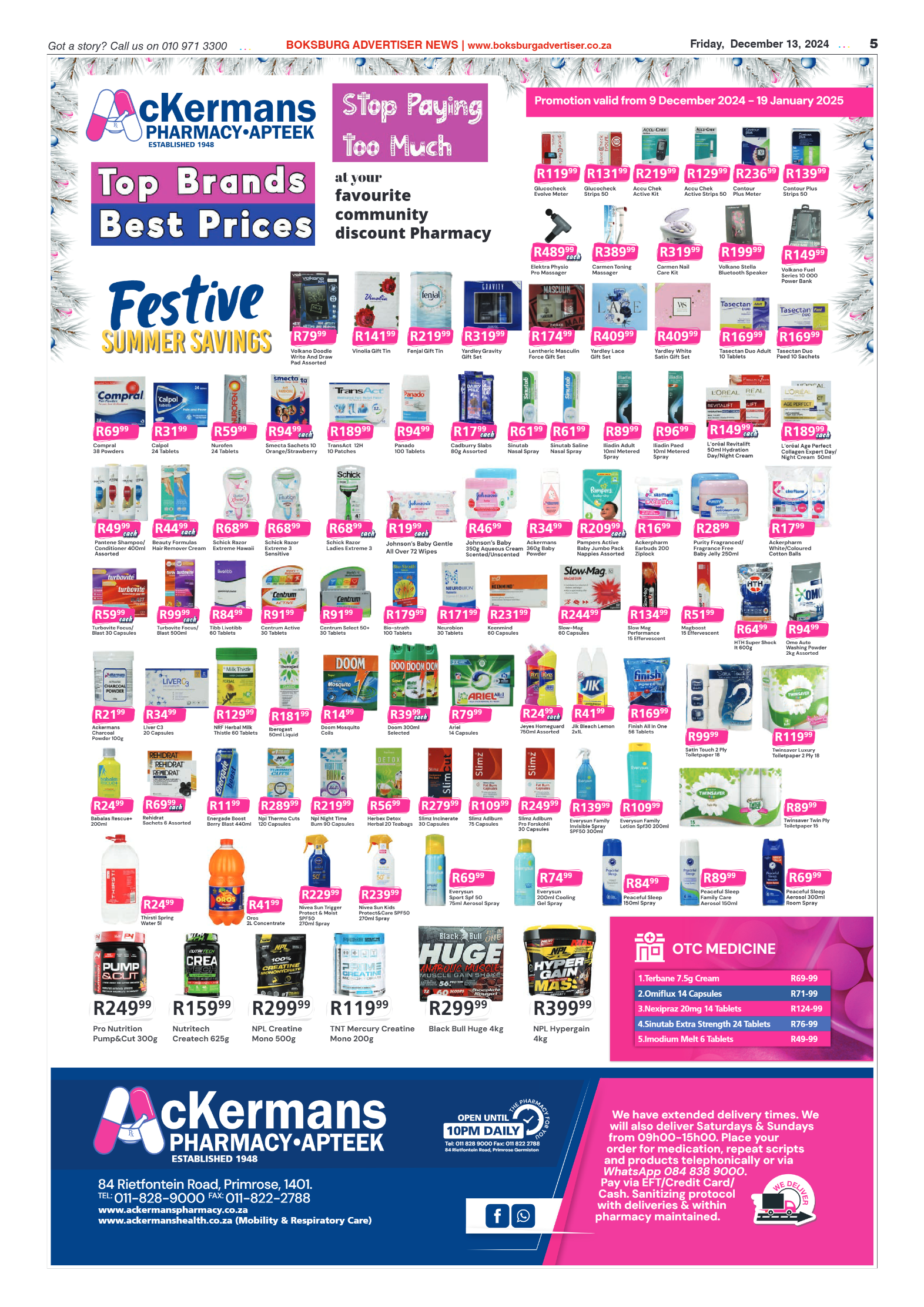 Boksburg Advertiser 13 December 2024 page 5