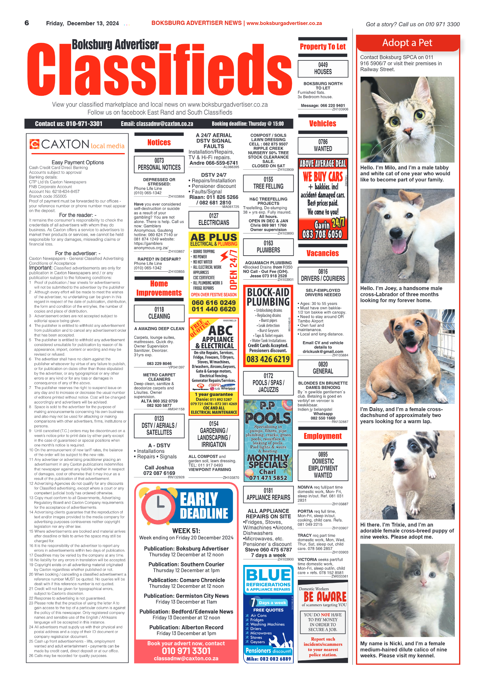 Boksburg Advertiser 13 December 2024 page 6