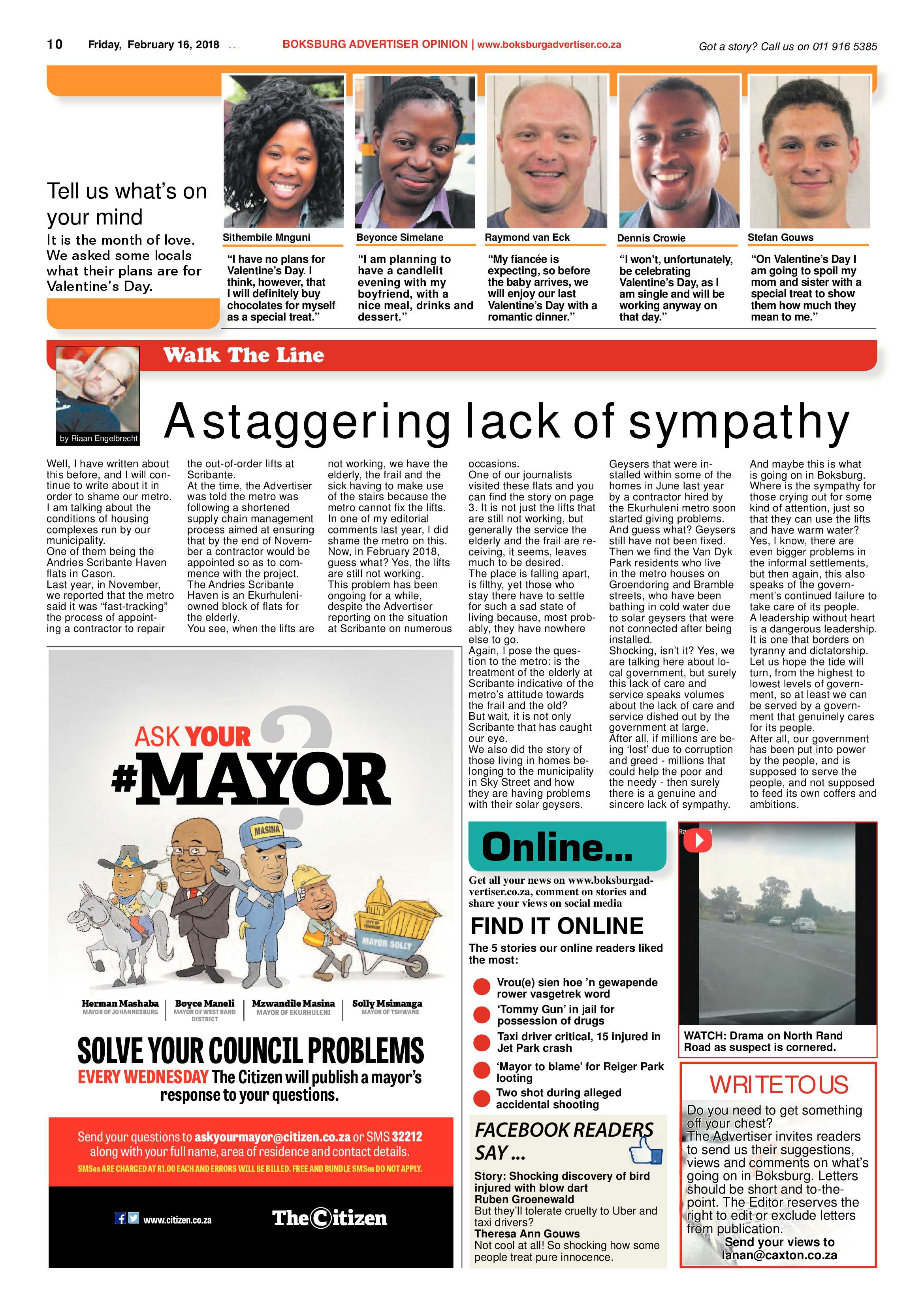 Boksburg Advertiser 13 February 2018 page 10