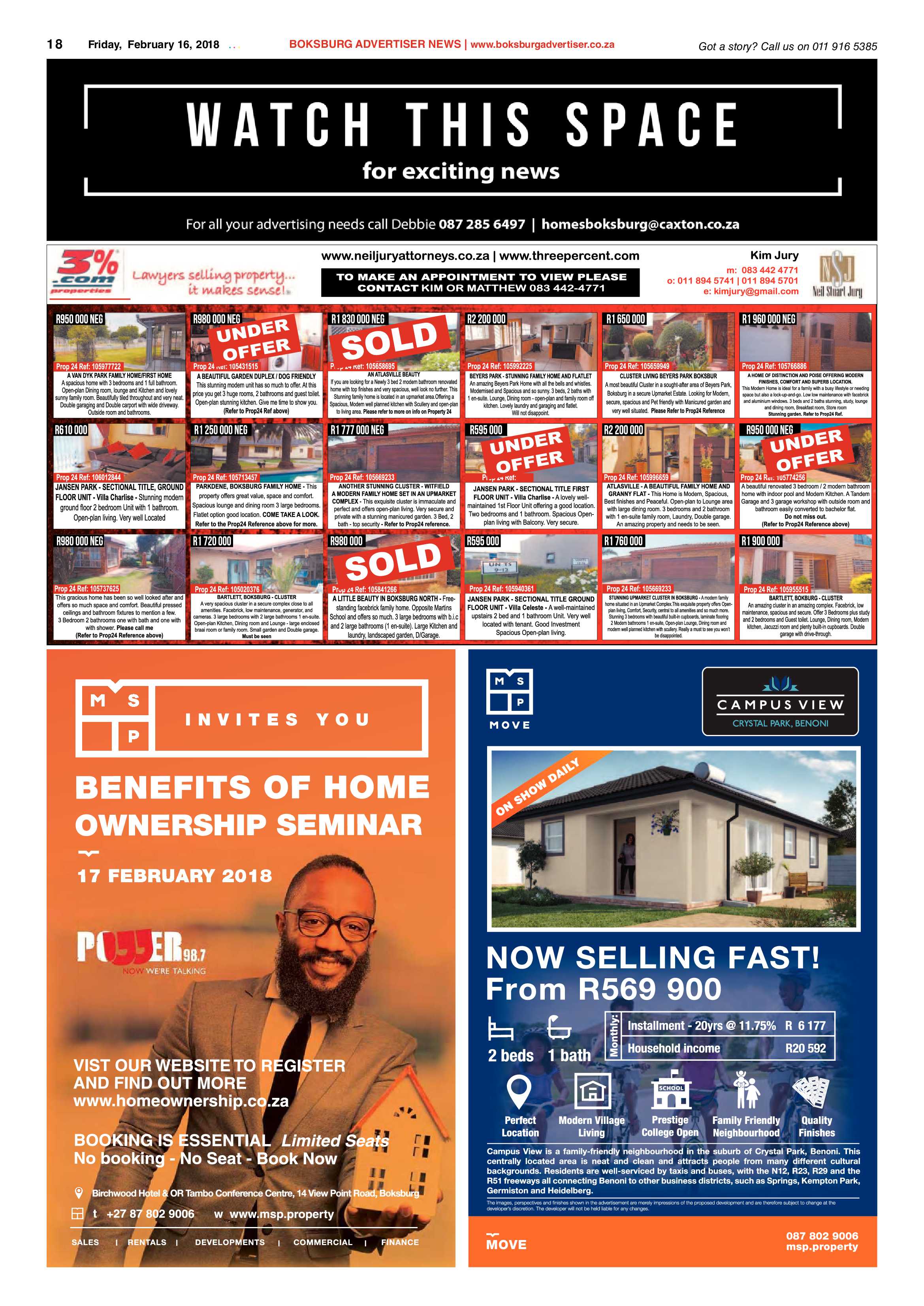 Boksburg Advertiser 13 February 2018 page 18