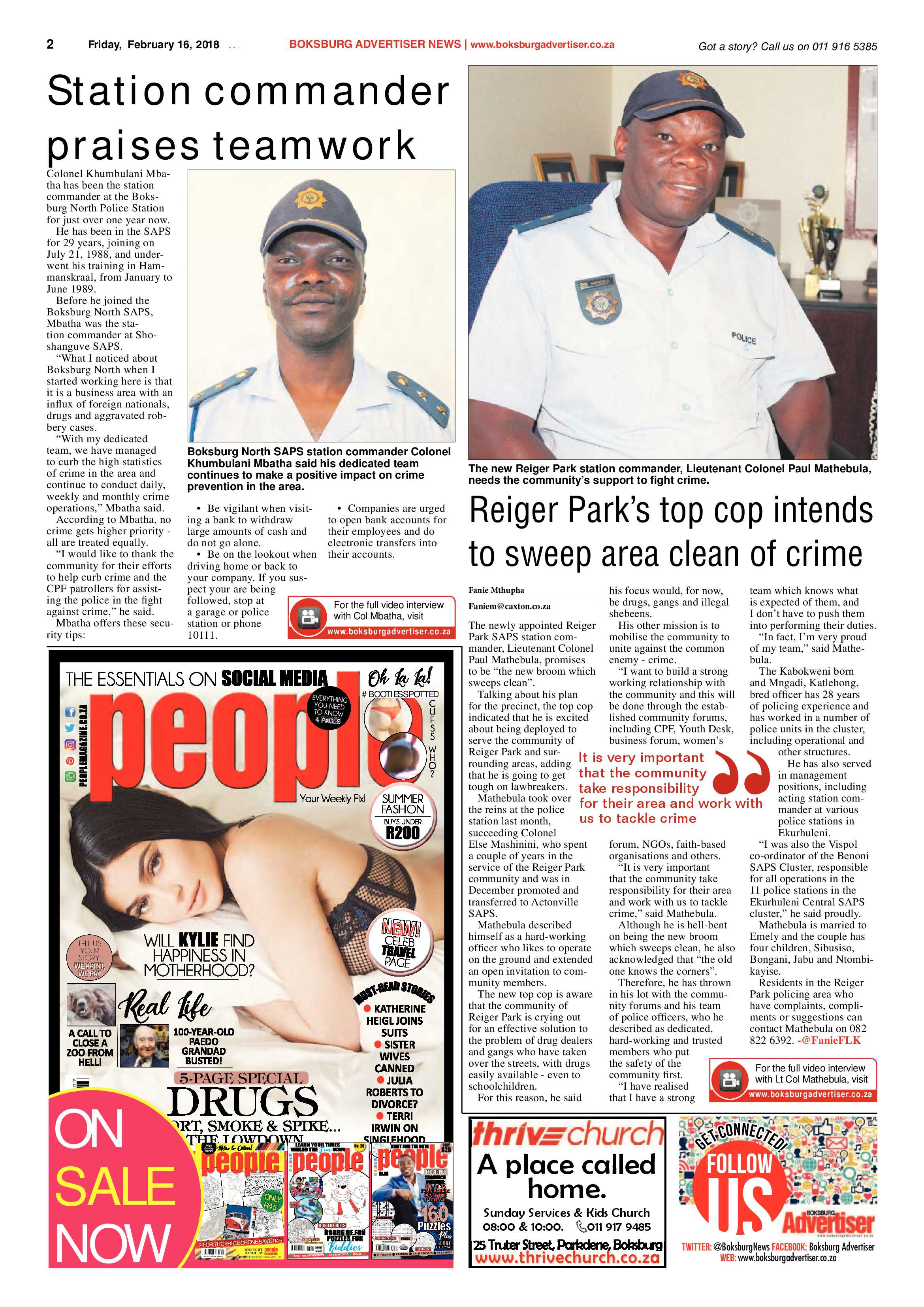 Boksburg Advertiser 13 February 2018 page 2