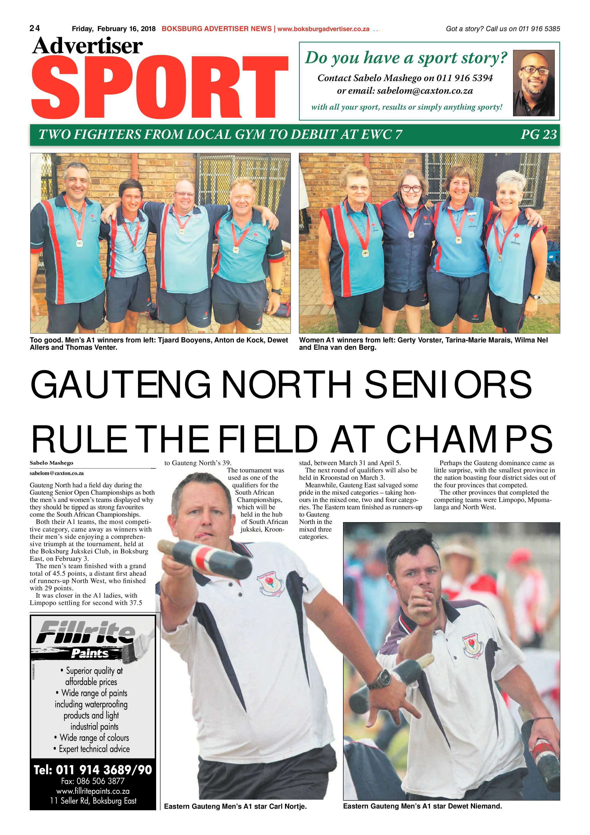 Boksburg Advertiser 13 February 2018 page 24