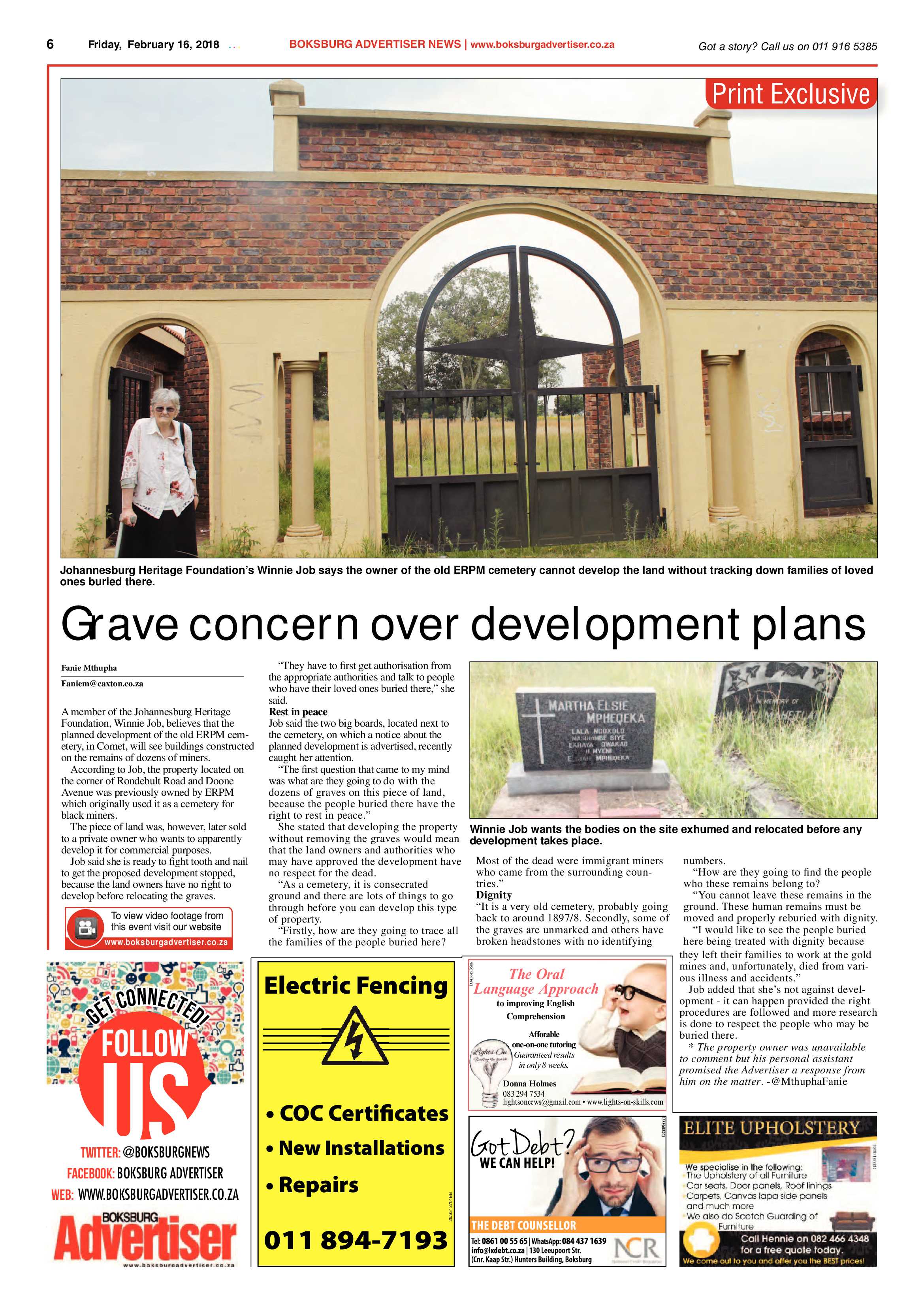 Boksburg Advertiser 13 February 2018 page 6