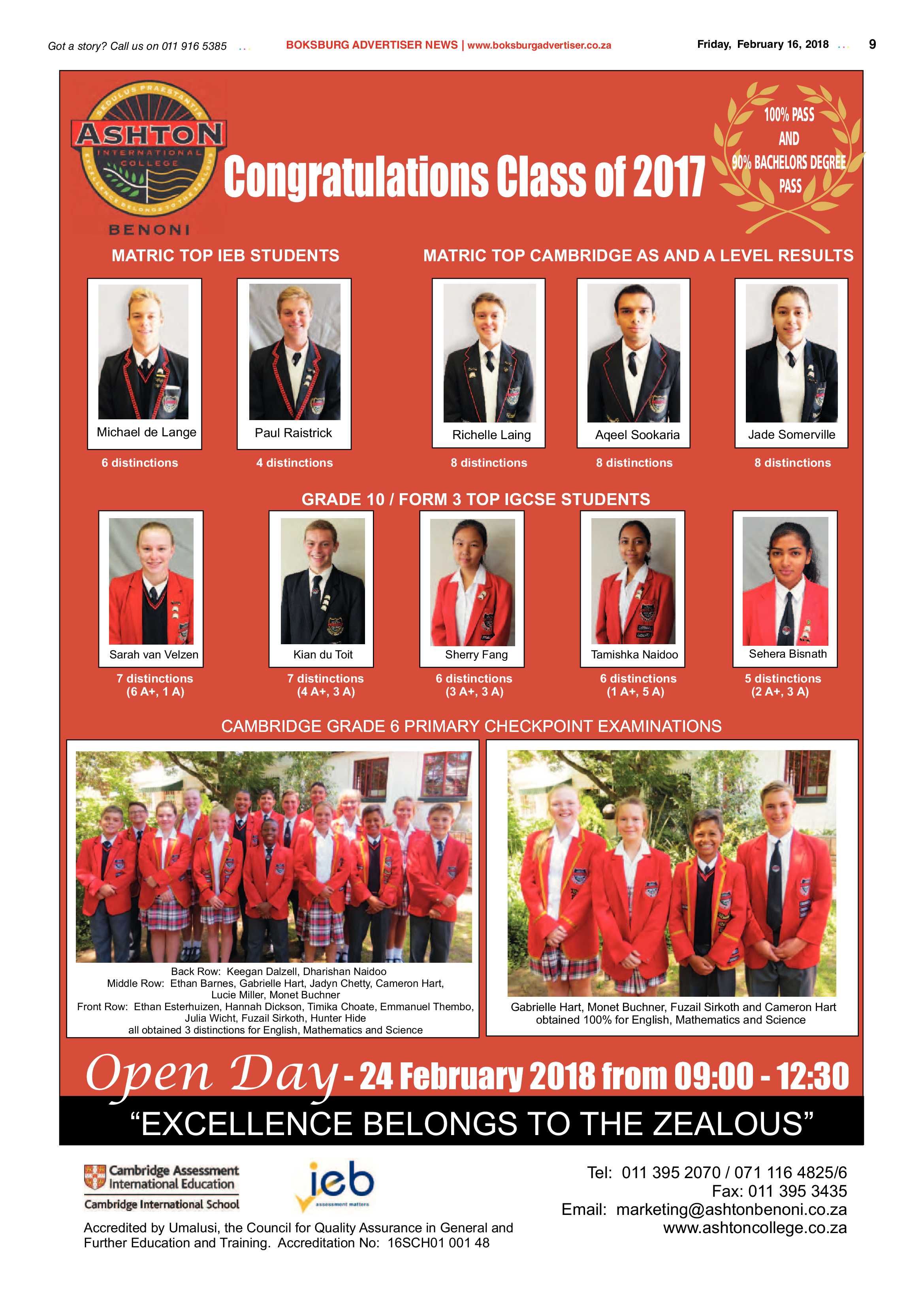 Boksburg Advertiser 13 February 2018 page 9